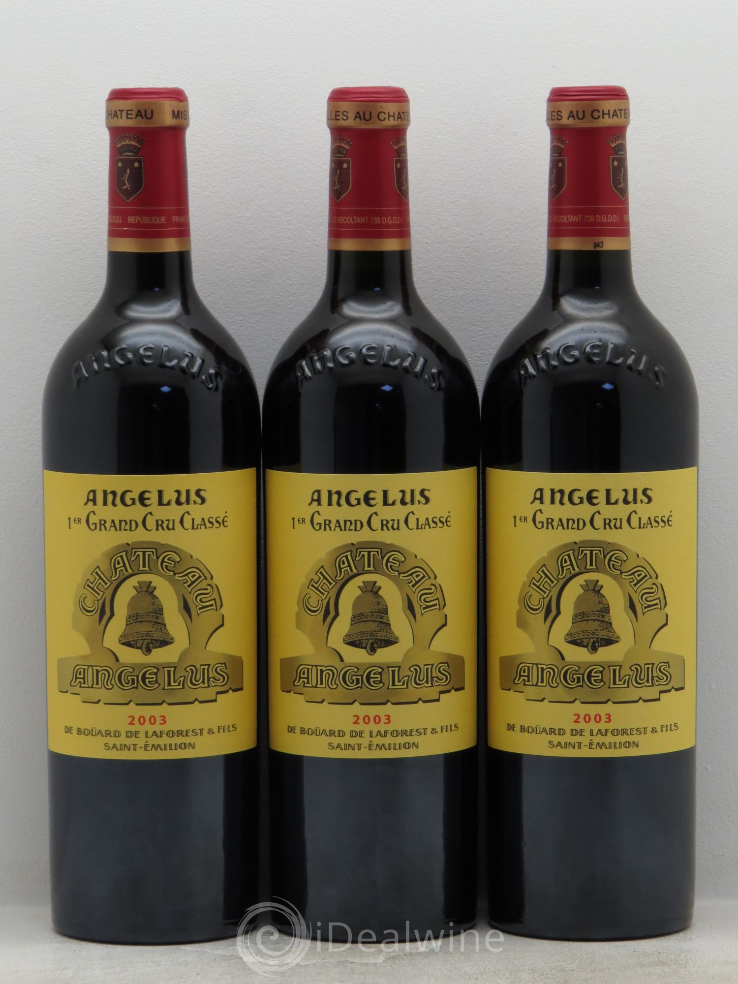 Château Angélus 1er Grand Cru Classé A 2003 - Lot de 12 bouteilles - 4