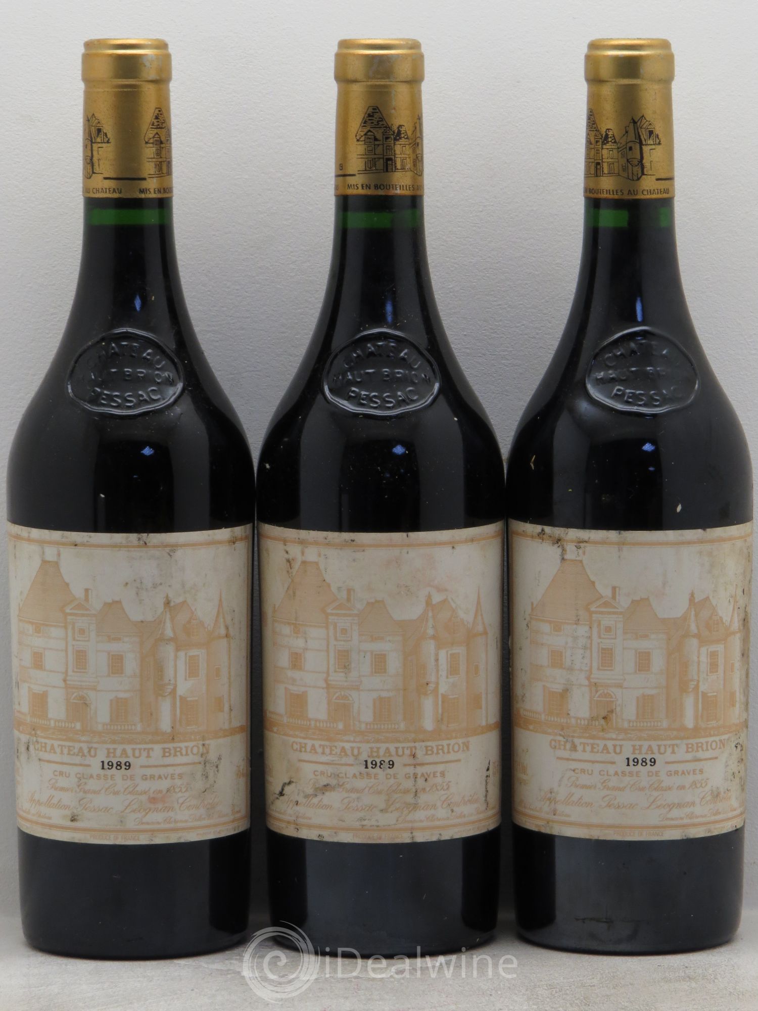 Château Haut Brion 1er Grand Cru Classé 1989 - Lot de 6 bouteilles - 2