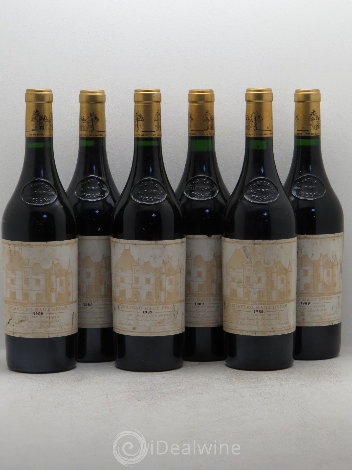 Château Haut Brion 1er Grand Cru Classé 1989 - Lot de 6 bouteilles - 0