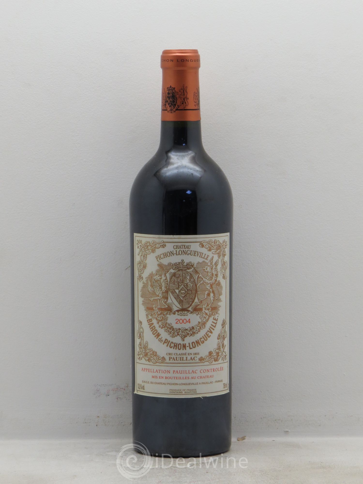 Pichon Longueville Baron 2ème Grand Cru Classé 2004 - Lot de 6 bouteilles - 0