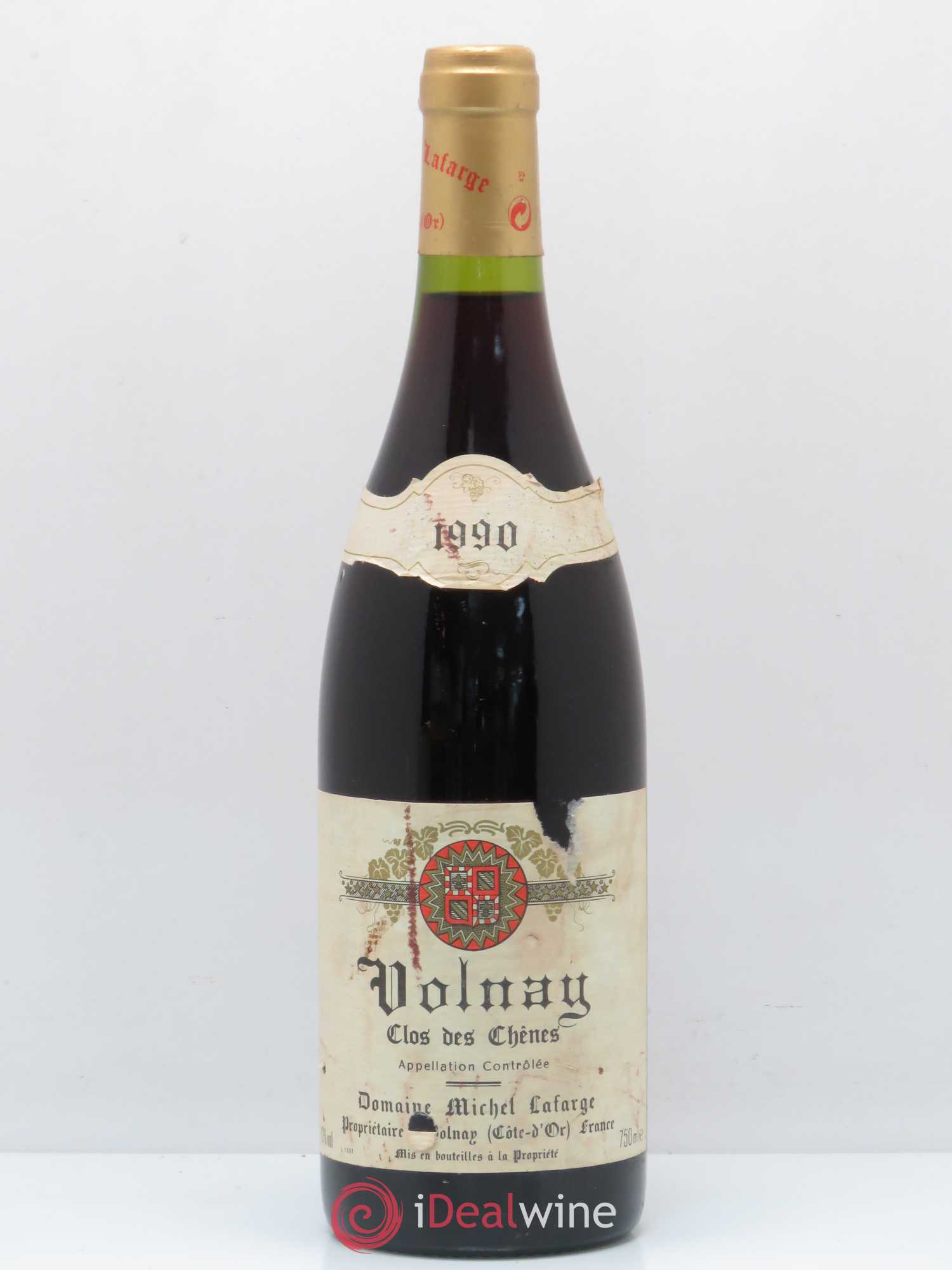 Volnay 1er Cru Clos des Chênes Lafarge (Domaine) 1990 - Lot de 1 bouteille - 0