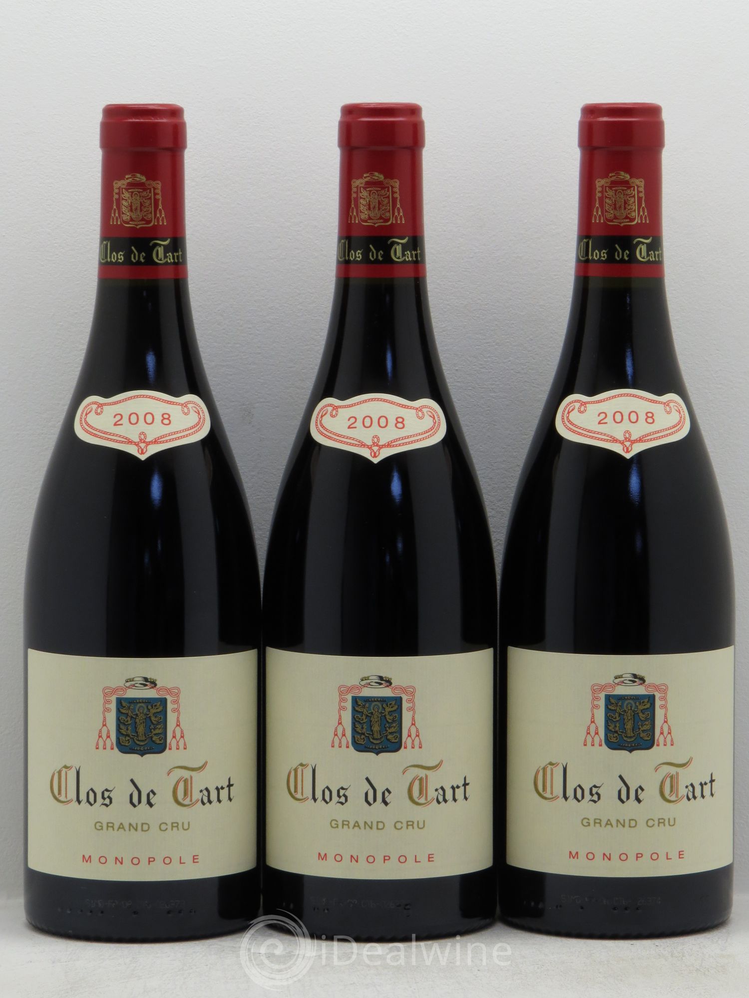 Clos de Tart Grand Cru Clos de Tart 2008 - Lot de 3 bouteilles - 0