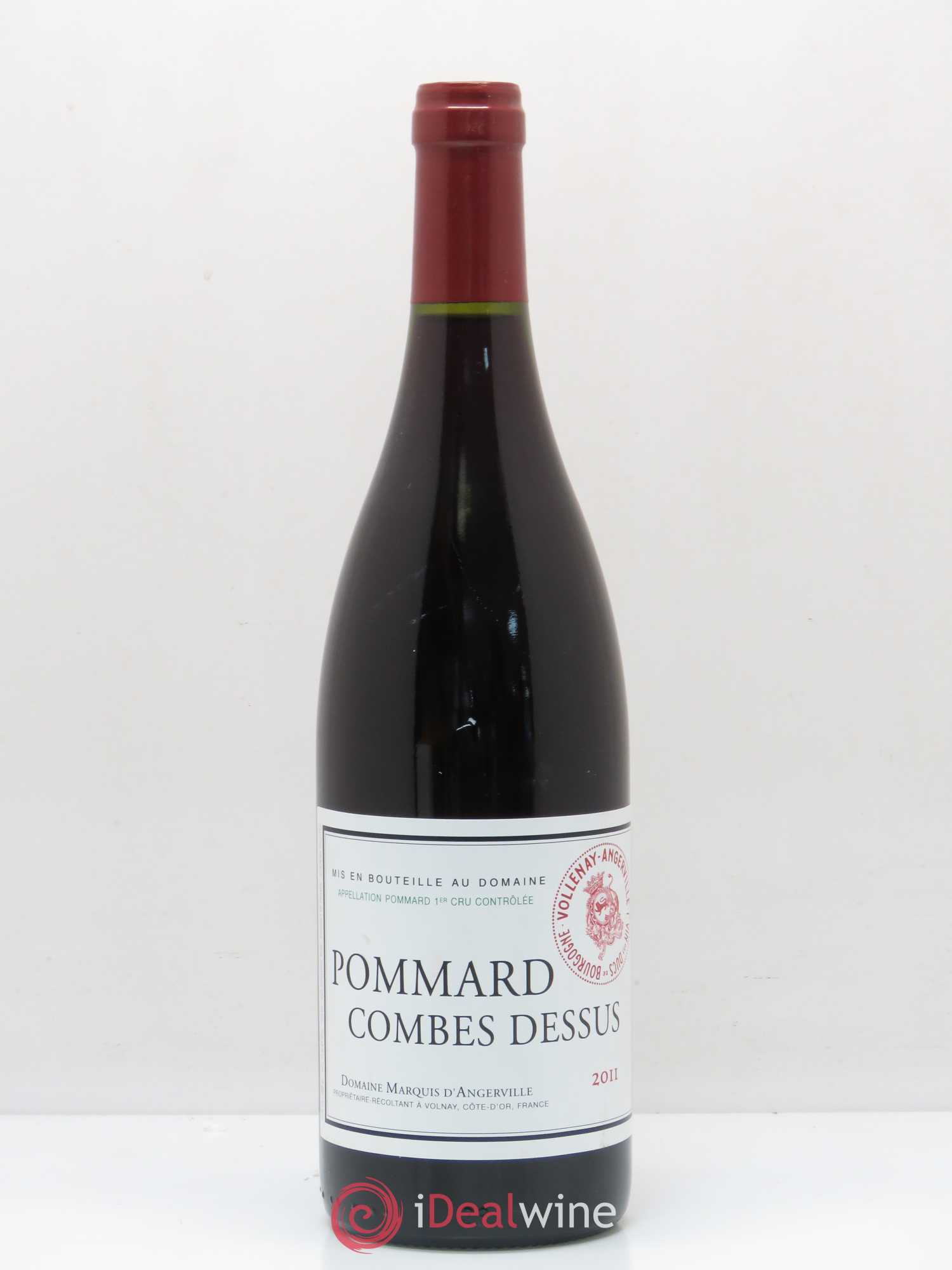 Pommard Combes-Dessus Marquis d'Angerville (Domaine) 2011 - Lot de 1 bouteille - 0