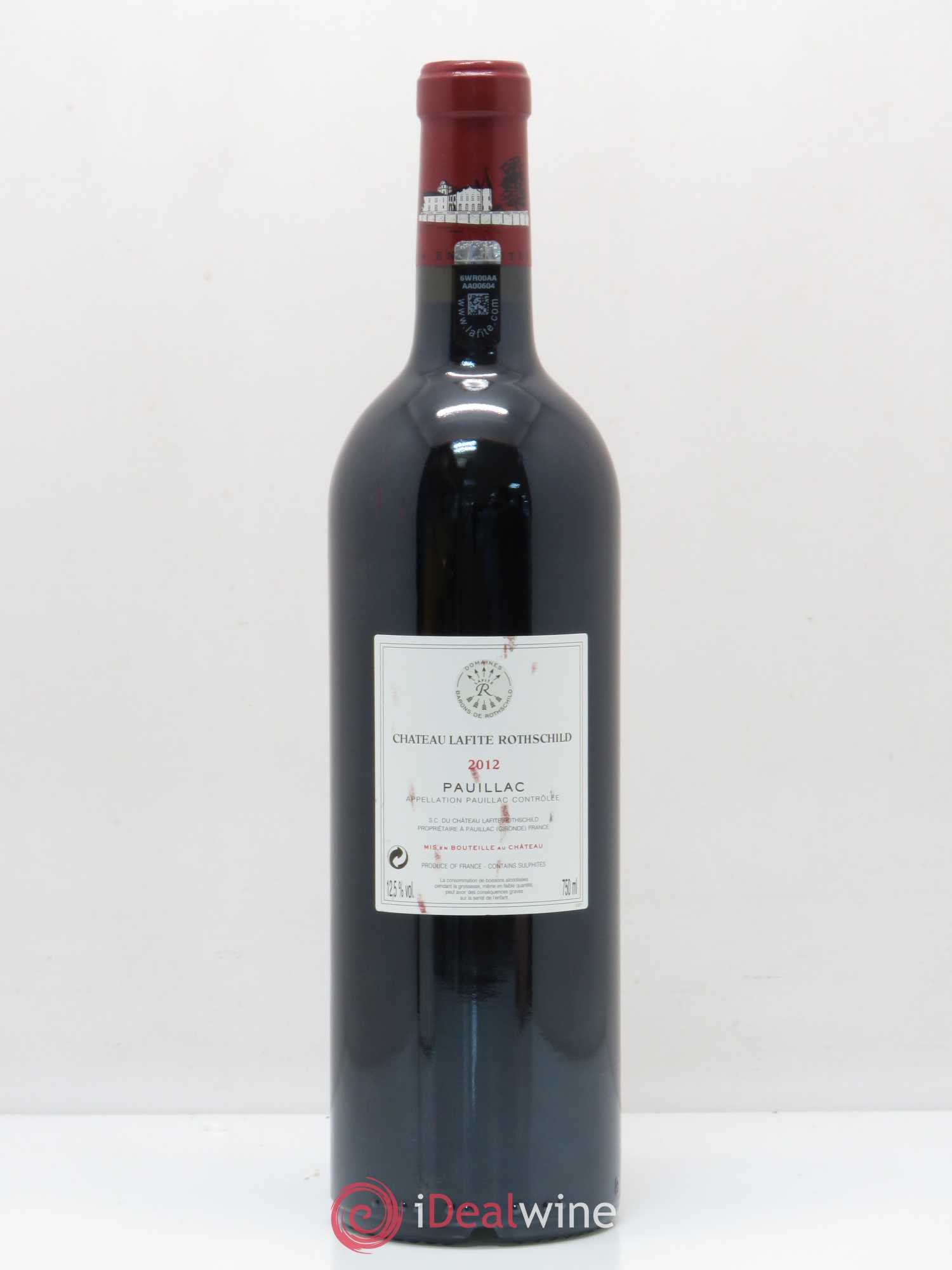 Château Lafite Rothschild 1er Grand Cru Classé 2012 - Lot de 1 bouteille - 1