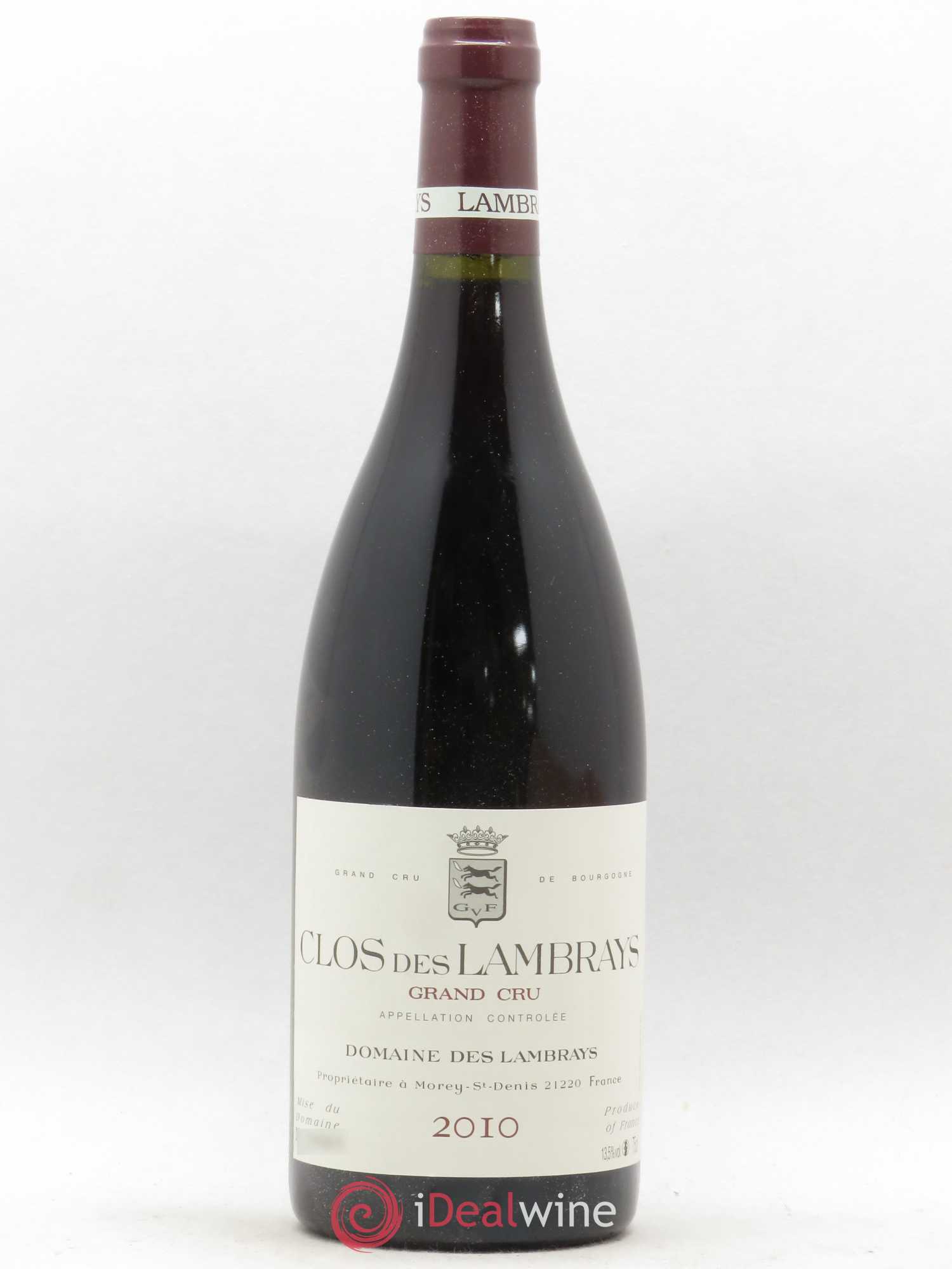 Clos des Lambrays Grand Cru Domaine des Lambrays 2010 - Lot de 1 bouteille - 0