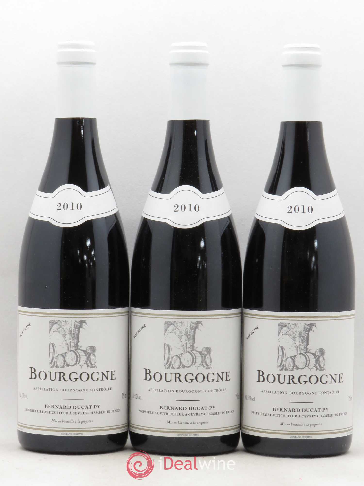 Bourgogne Dugat-Py 2010 - Lot de 3 bouteilles - 0