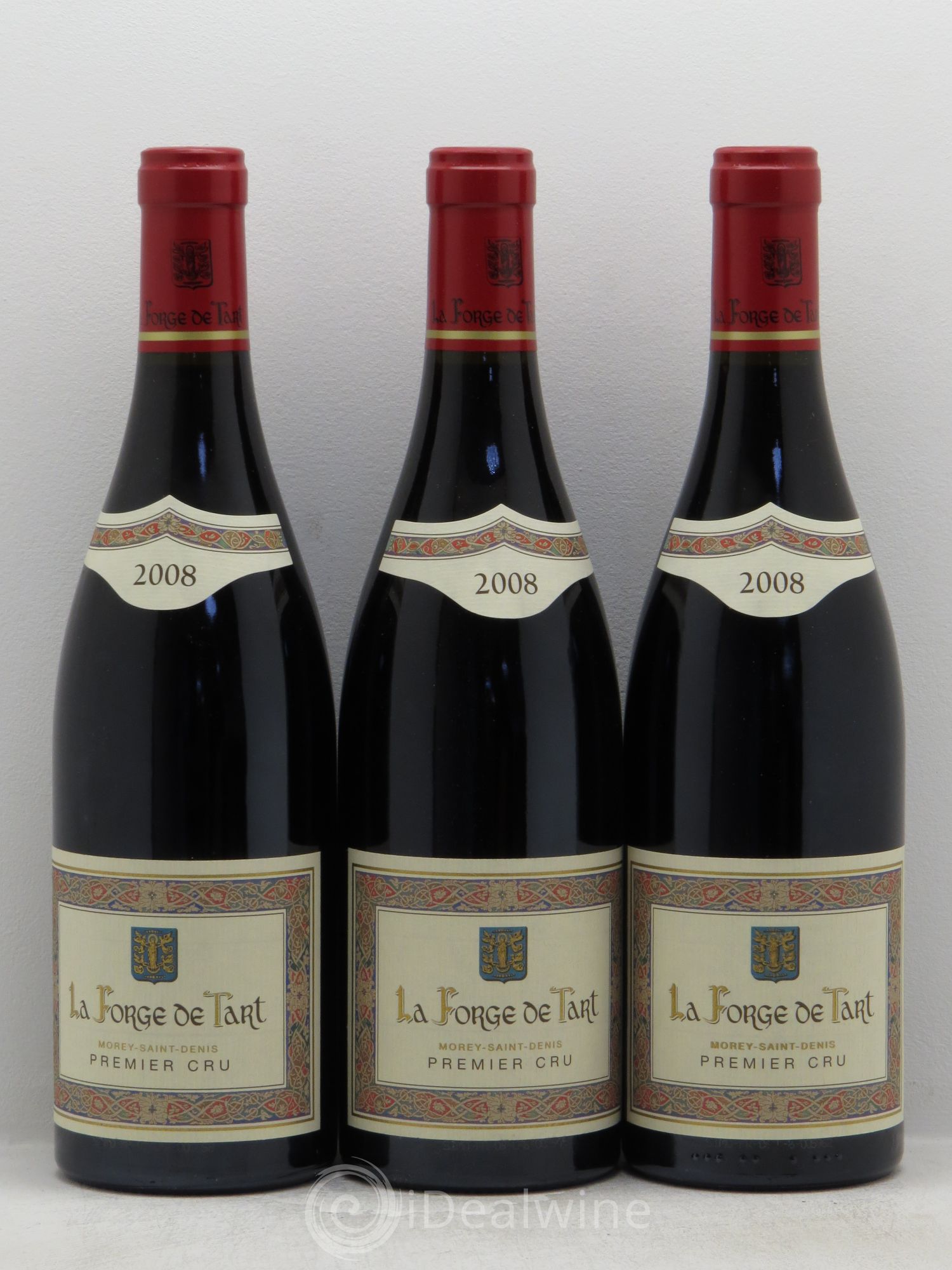 Morey-Saint-Denis 1er Cru La Forge de Tart Clos de Tart 2008 - Lot de 3 bouteilles - 0