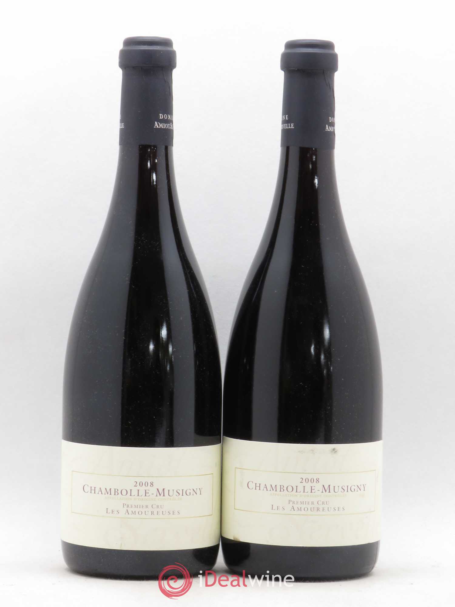 Chambolle-Musigny 1er Cru Les Amoureuses Amiot-Servelle 2008 - Lot de 2 bouteilles - 0