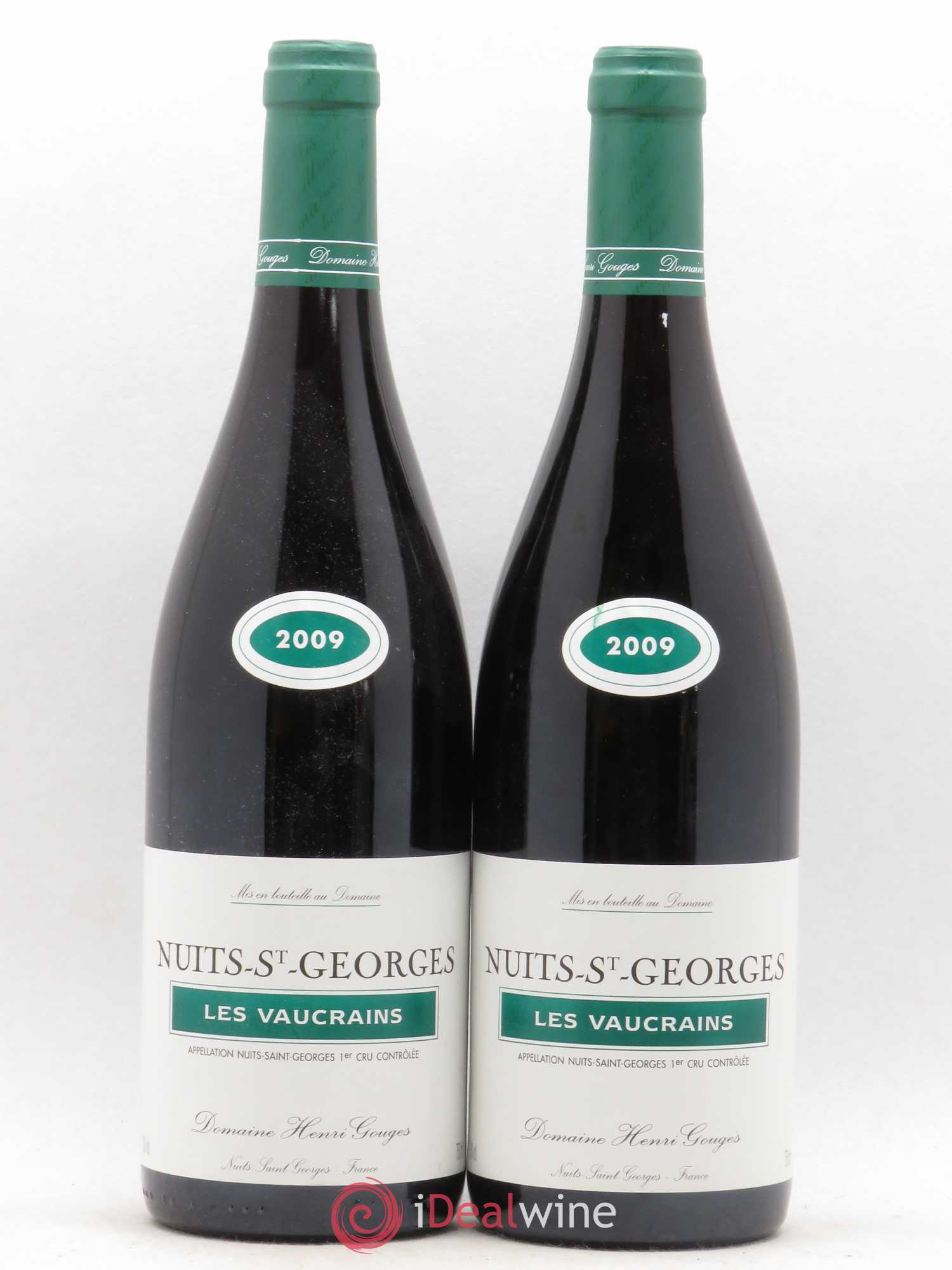 Nuits-Saint-Georges 1er Cru Les Vaucrains Henri Gouges 2009 - Posten von 2 Flaschen - 0