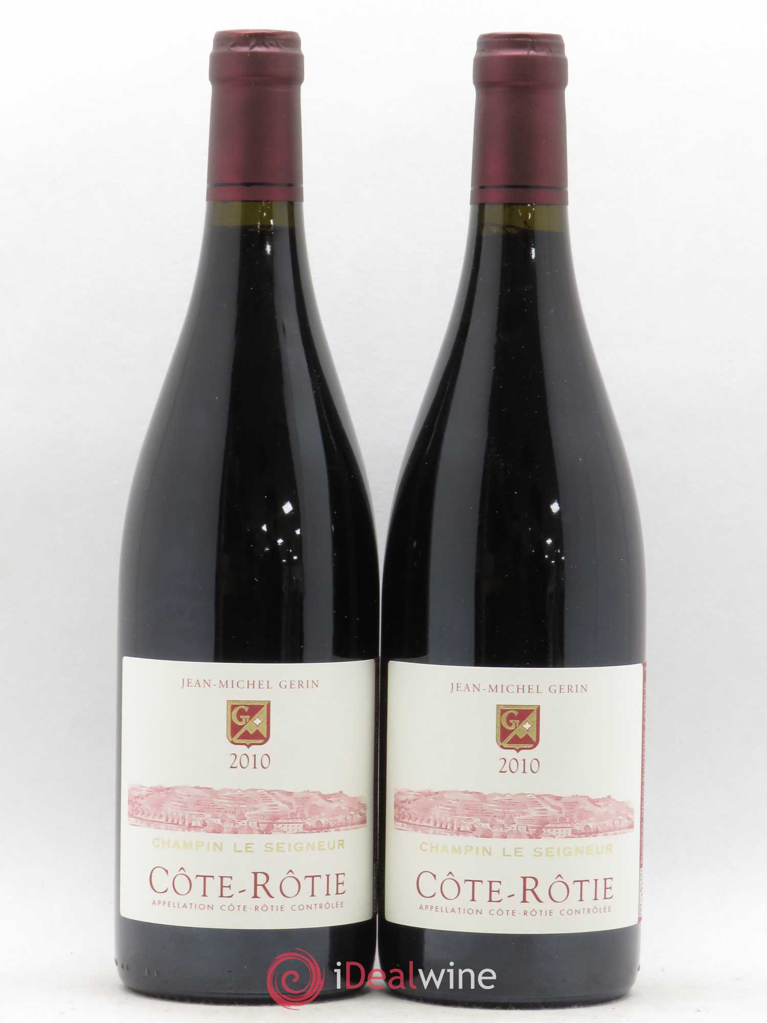 Côte-Rôtie Champin Le Seigneur Jean-Michel Gerin 2010 - Lot de 2 bouteilles - 0