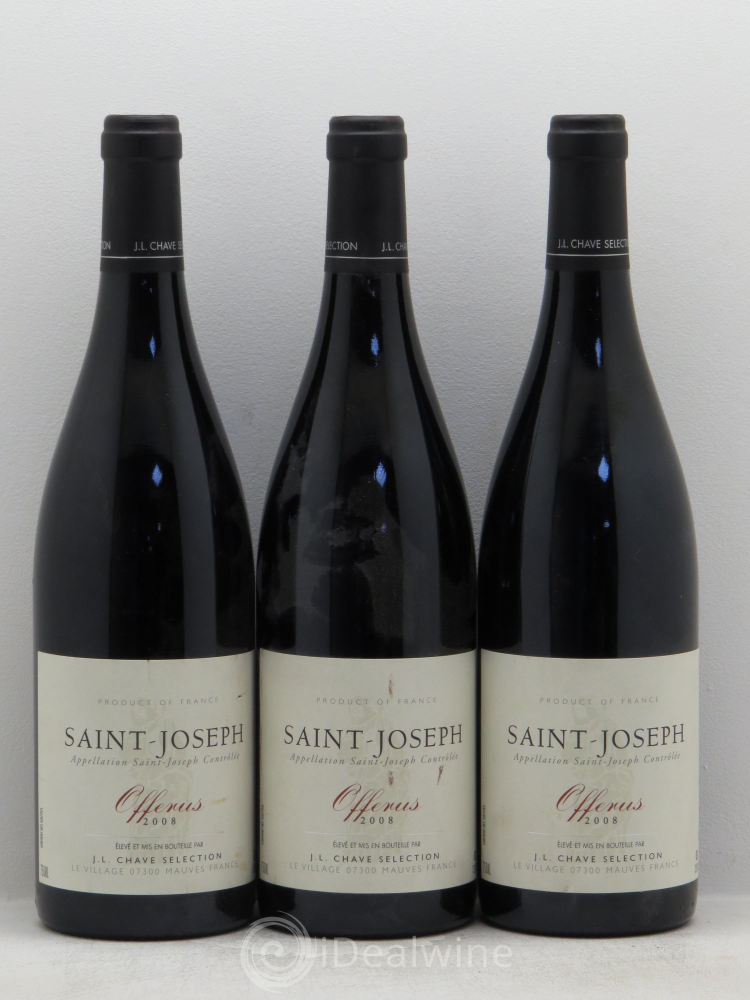 Saint-Joseph Offerus J-L. Chave Sélection 2008 - Lot de 3 bouteilles - 0