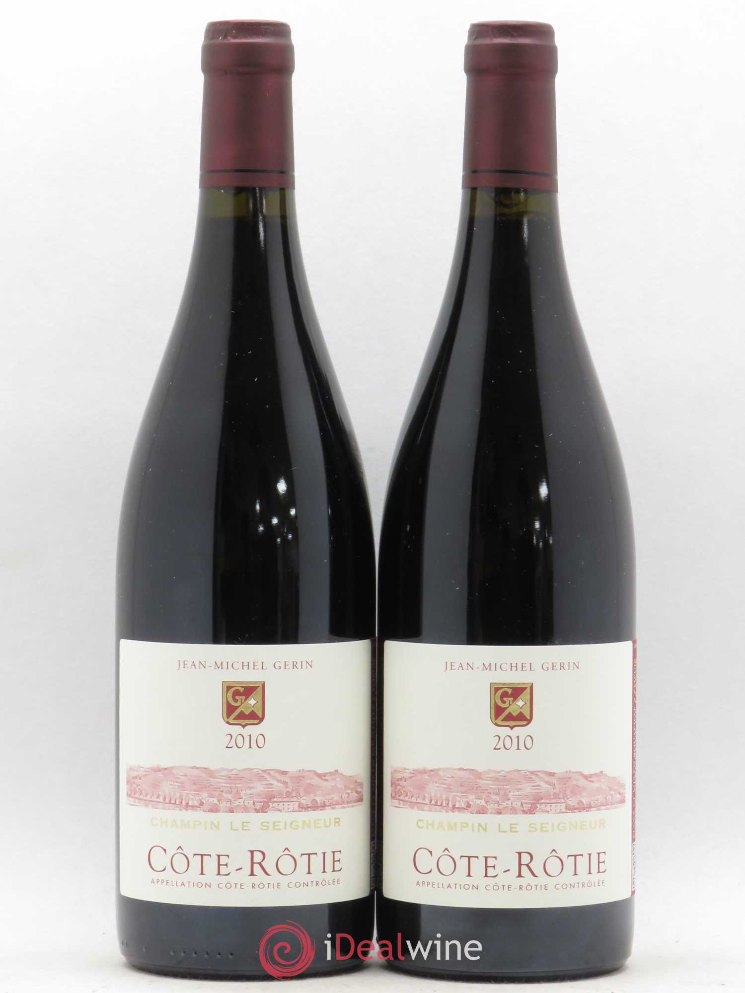 Côte-Rôtie Champin Le Seigneur Jean-Michel Gerin 2010 - Lot de 2 bouteilles - 0