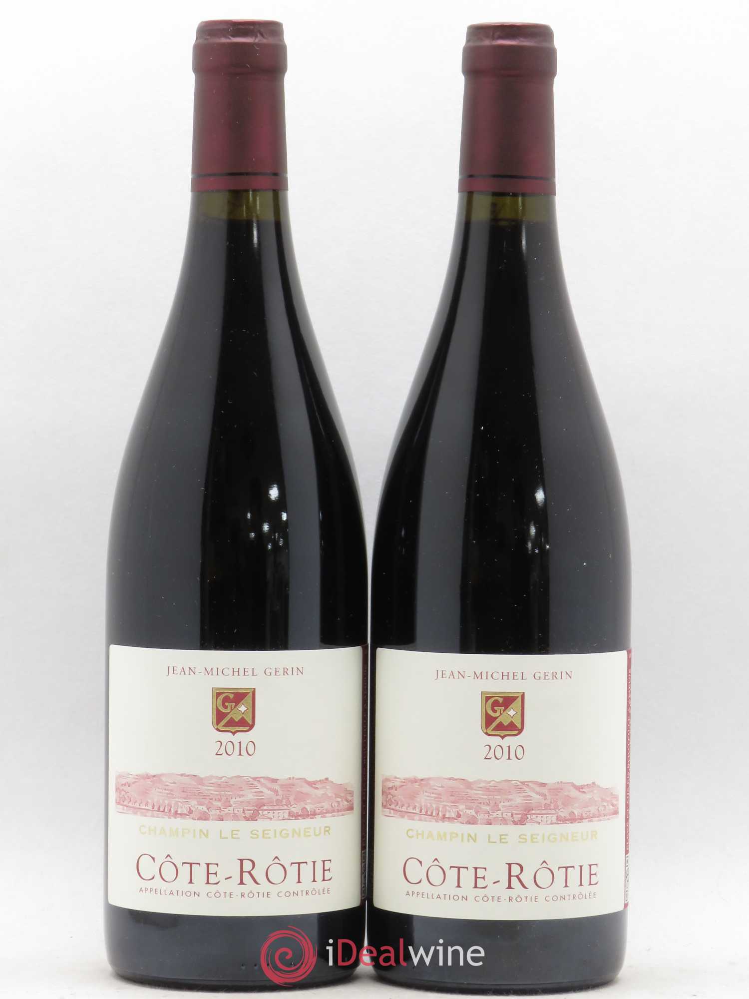 Côte-Rôtie Champin Le Seigneur Jean-Michel Gerin 2010 - Lot de 2 bouteilles - 0