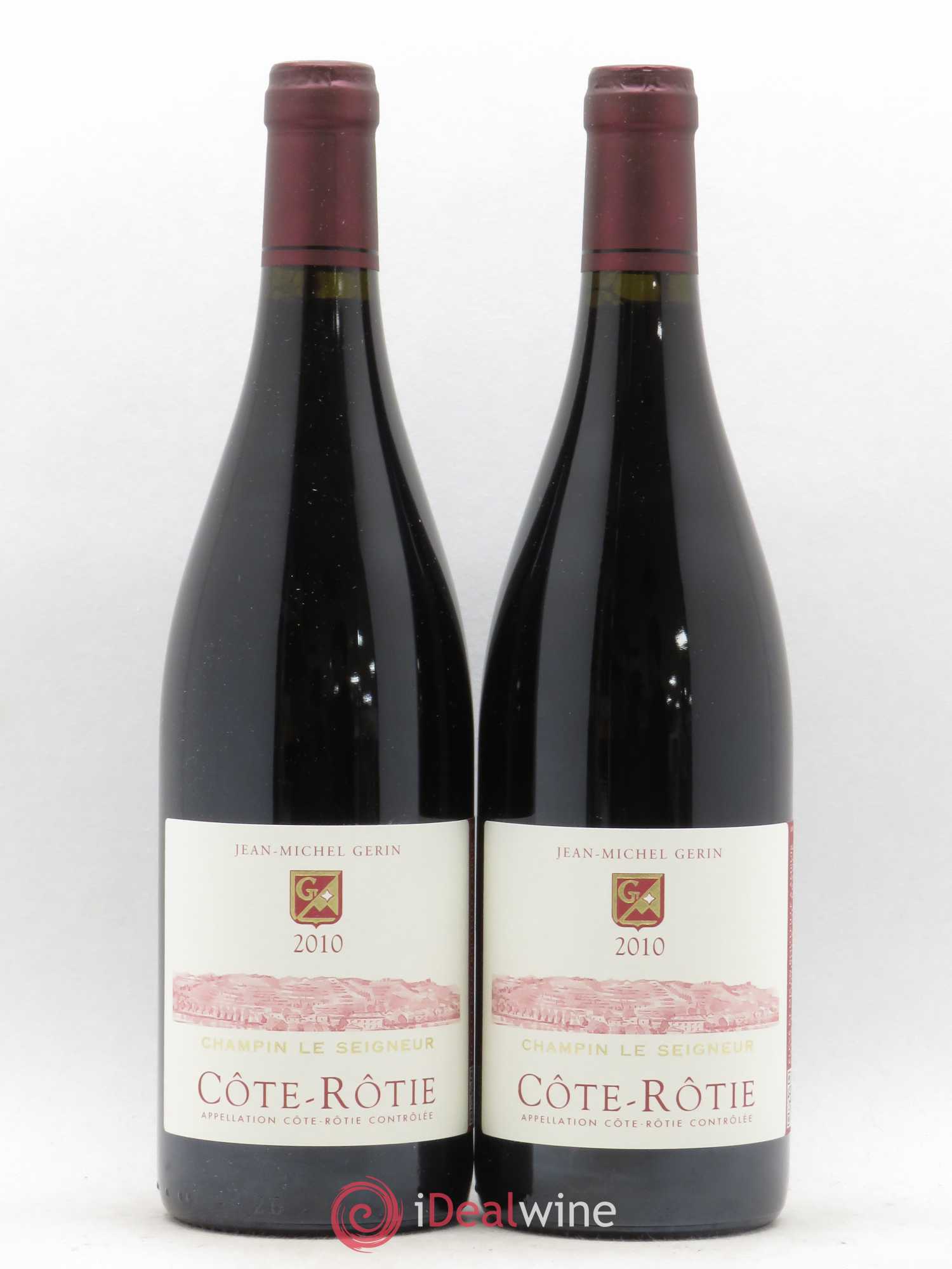 Côte-Rôtie Champin Le Seigneur Jean-Michel Gerin 2010 - Lot de 2 bouteilles - 0