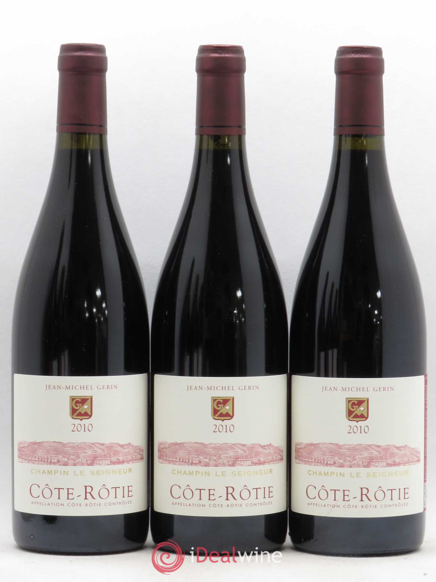 Côte-Rôtie Champin Le Seigneur Jean-Michel Gerin 2010 - Lotto di 6 bottiglie - 1
