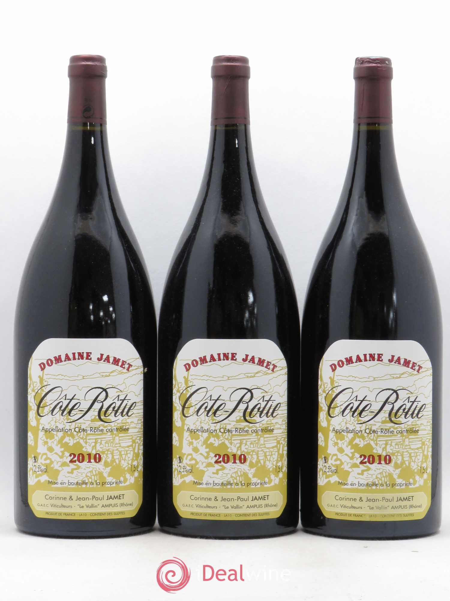 Côte-Rôtie Jamet (Domaine) 2010 - Lot de 3 magnums - 0