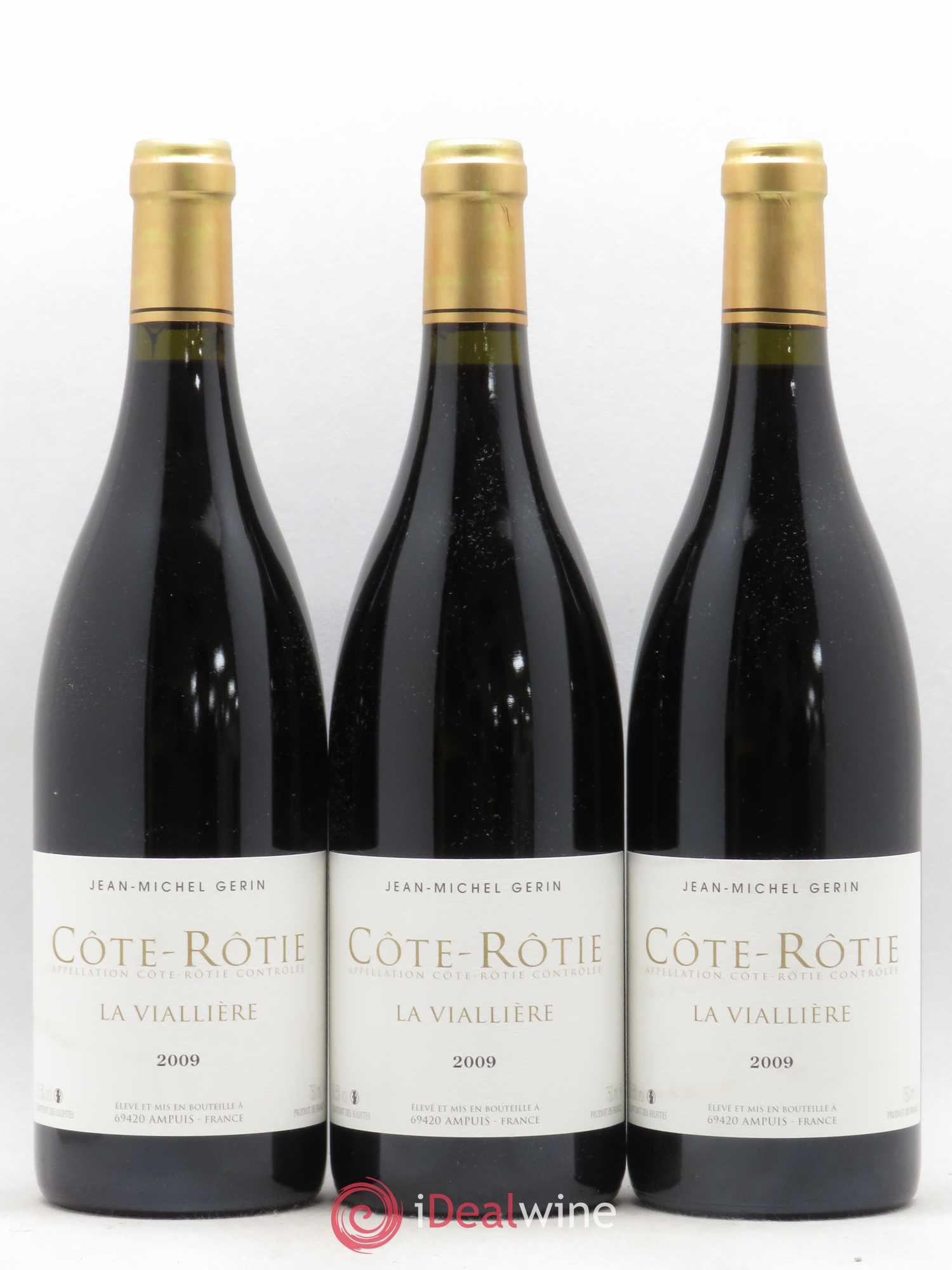 Côte-Rôtie La Viallière Jean-Michel Gerin 2009 - Lot de 3 bouteilles - 0
