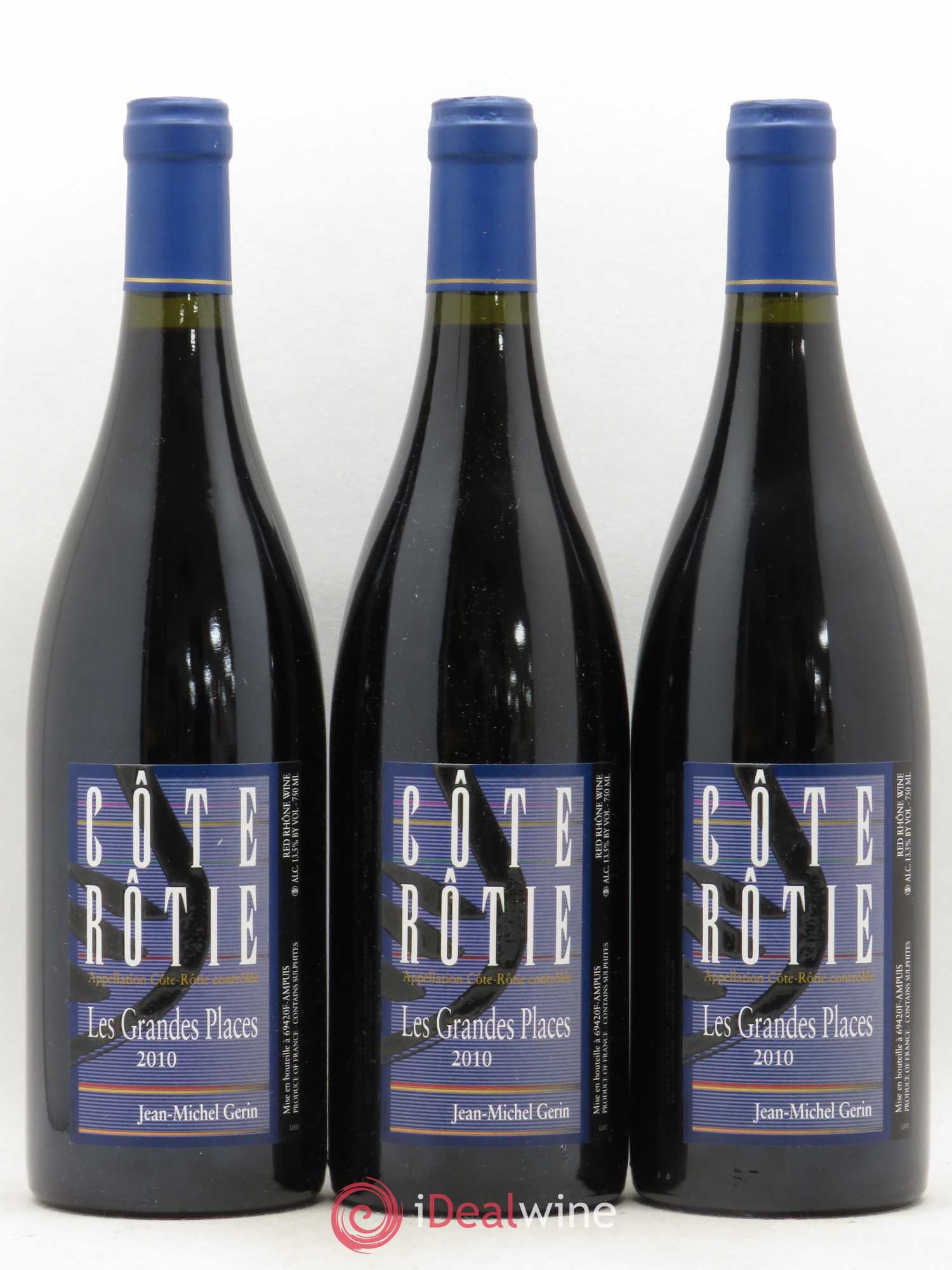 Côte-Rôtie Les Grandes Places Jean-Michel Gerin 2010 - Lotto di 6 bottiglie - 2