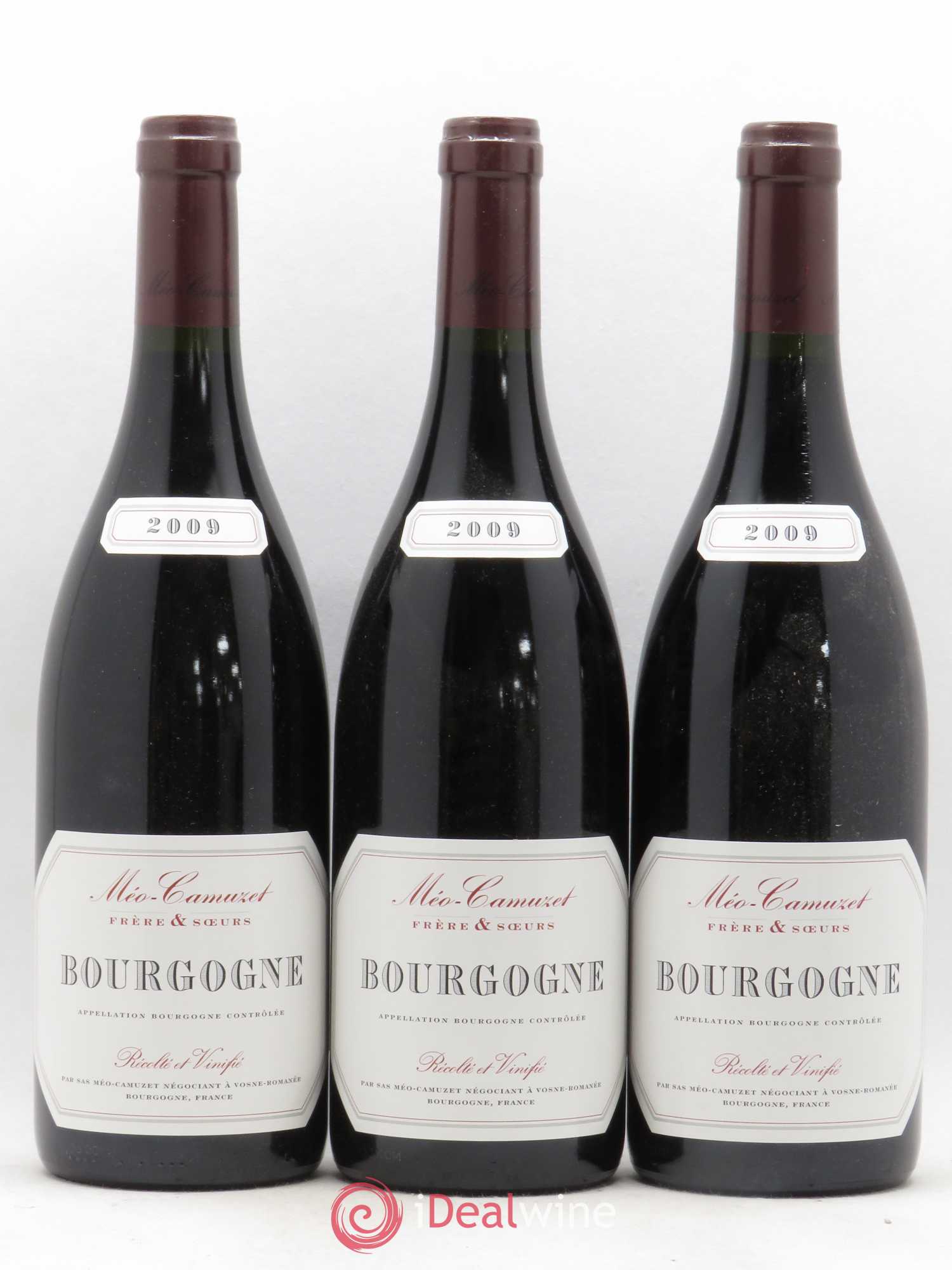 Bourgogne Méo-Camuzet (Frère & Soeurs) 2009 - Lot de 3 bouteilles - 0