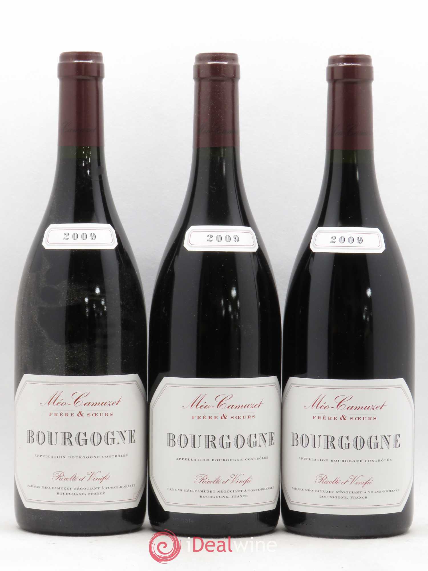 Bourgogne Méo-Camuzet (Frère & Soeurs) 2009 - Lot de 3 bouteilles - 0