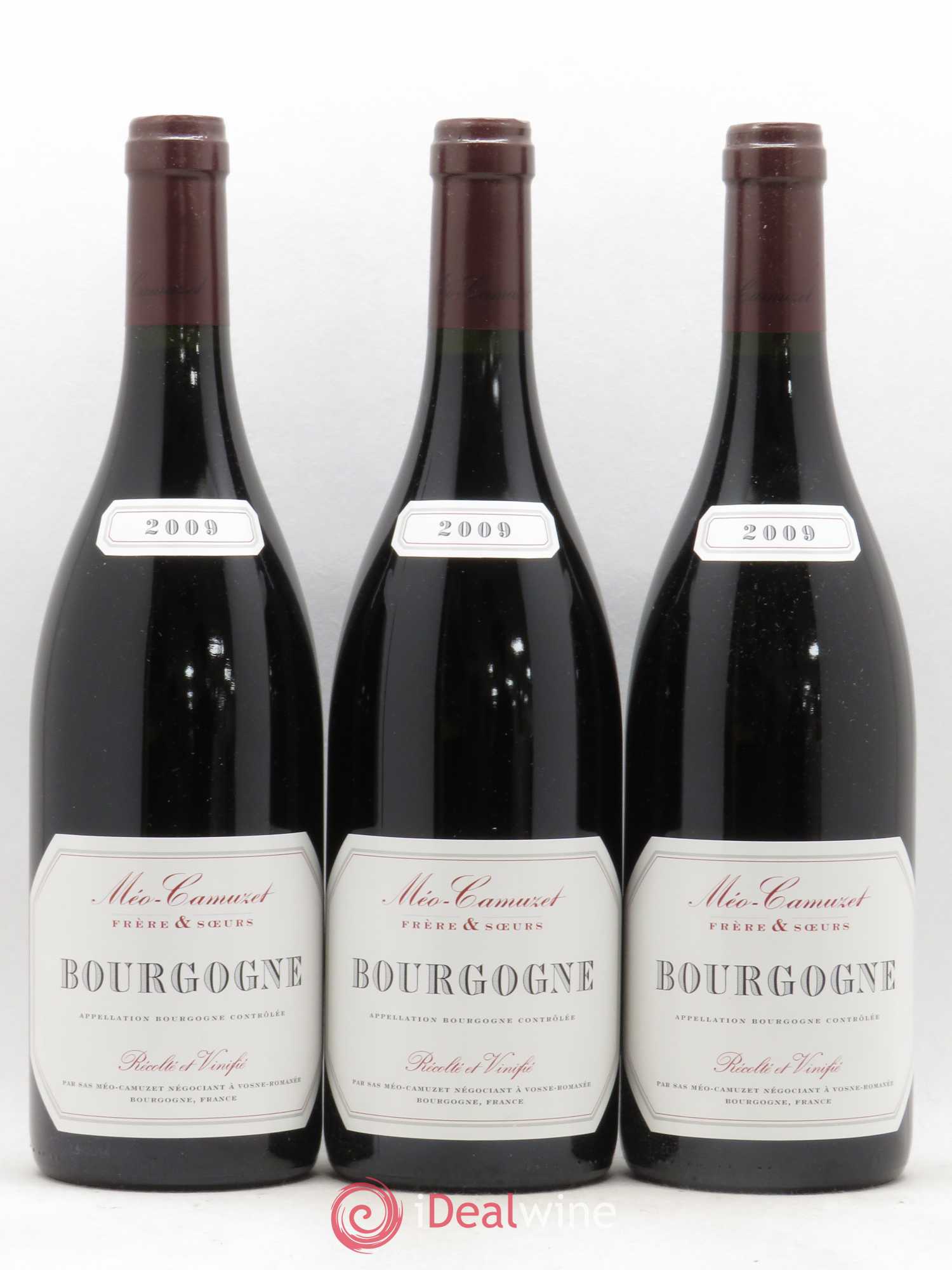Bourgogne Méo-Camuzet (Frère & Soeurs) 2009 - Lot de 3 bouteilles - 0