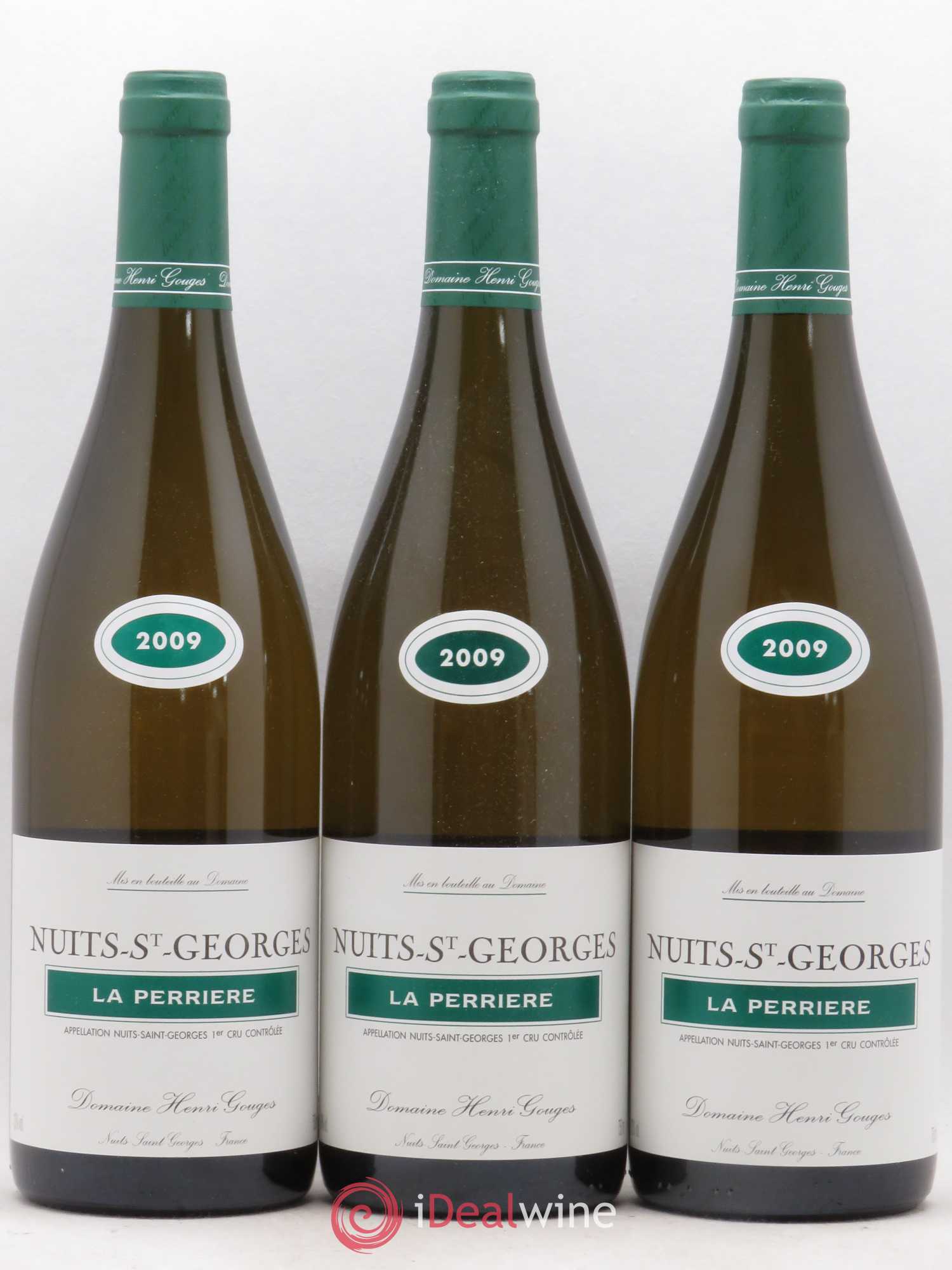 Nuits-Saint-Georges 1er Cru La Perrière Henri Gouges 2009 - Posten von 3 Flaschen - 0