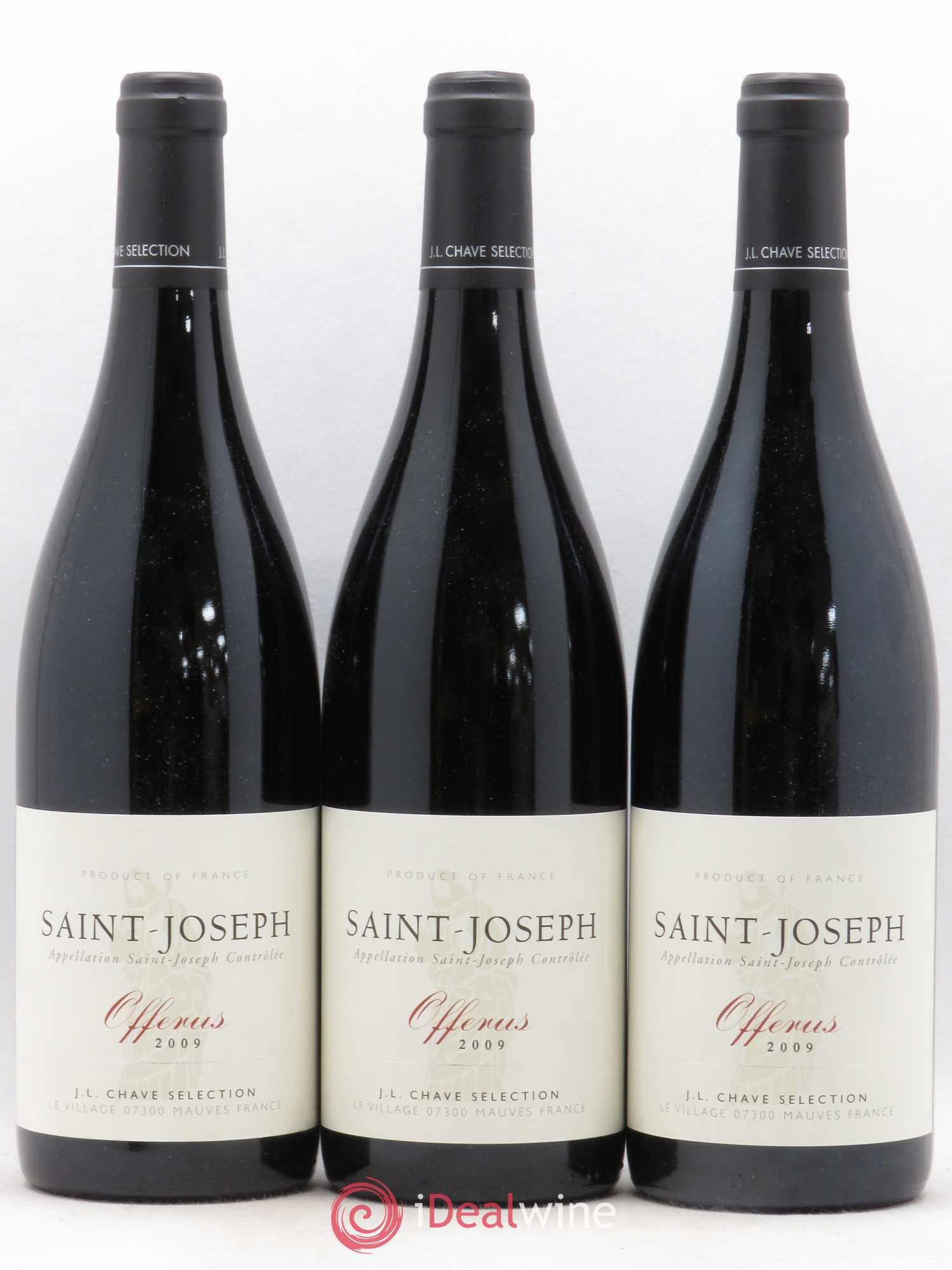 Saint-Joseph Offerus J-L. Chave Sélection 2009 - Lot de 3 bouteilles - 0