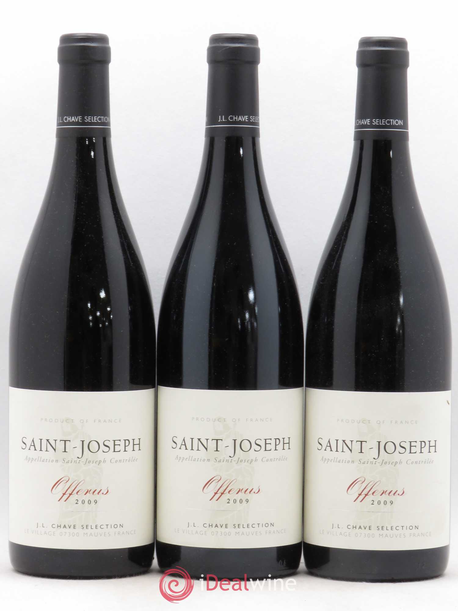 Saint-Joseph Offerus J-L. Chave Sélection 2009 - Lot de 3 bouteilles - 0