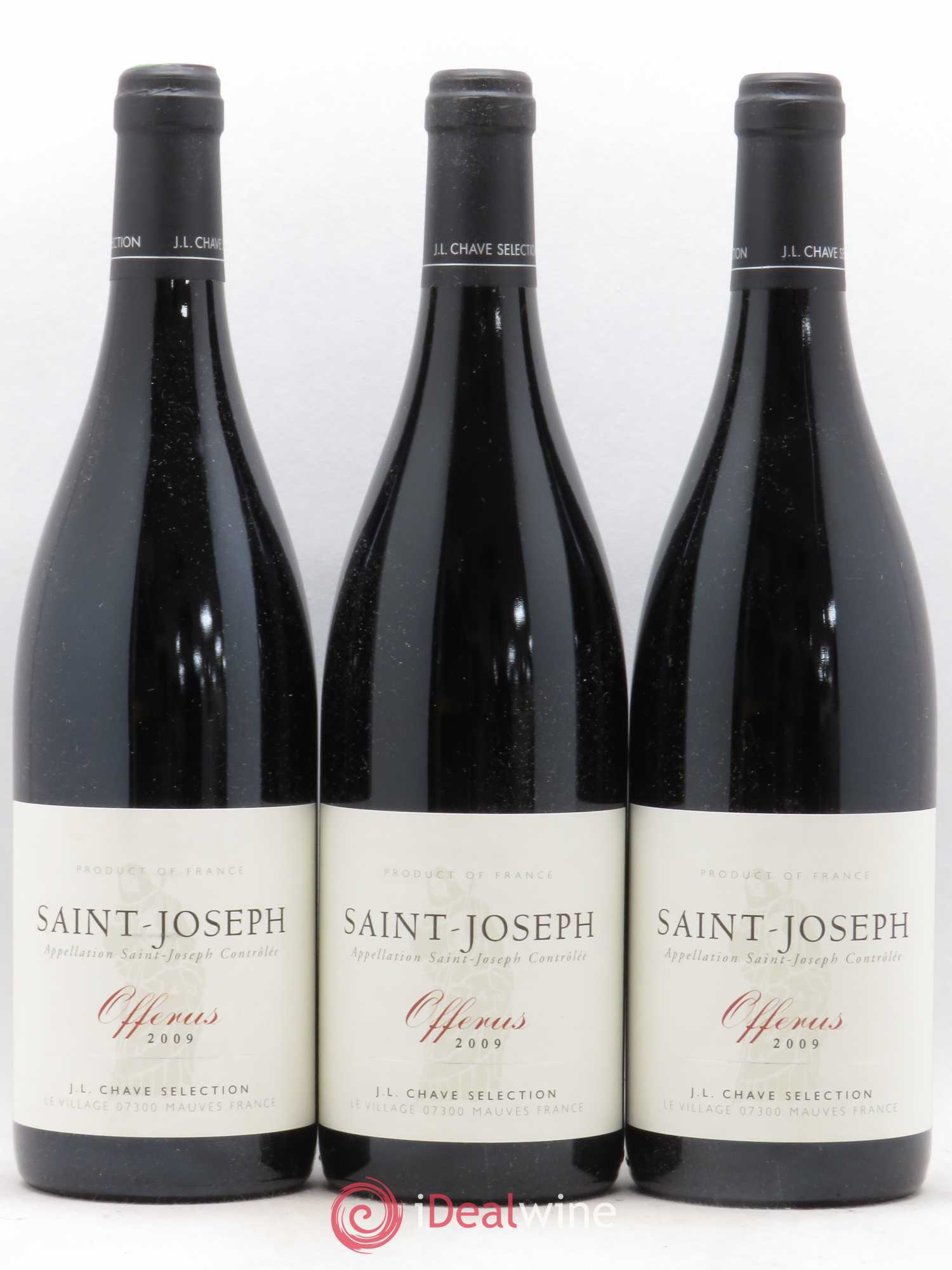 Saint-Joseph Offerus J-L. Chave Sélection 2009 - Lot de 3 bouteilles - 0