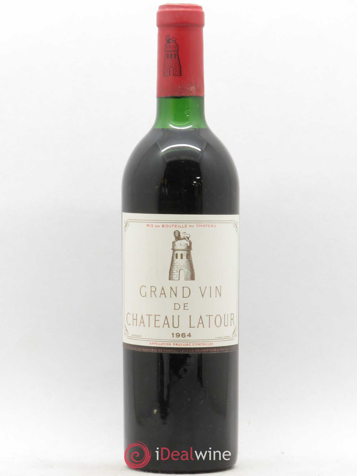Château Latour 1er Grand Cru Classé 1964 - Lot de 1 bouteille - 0