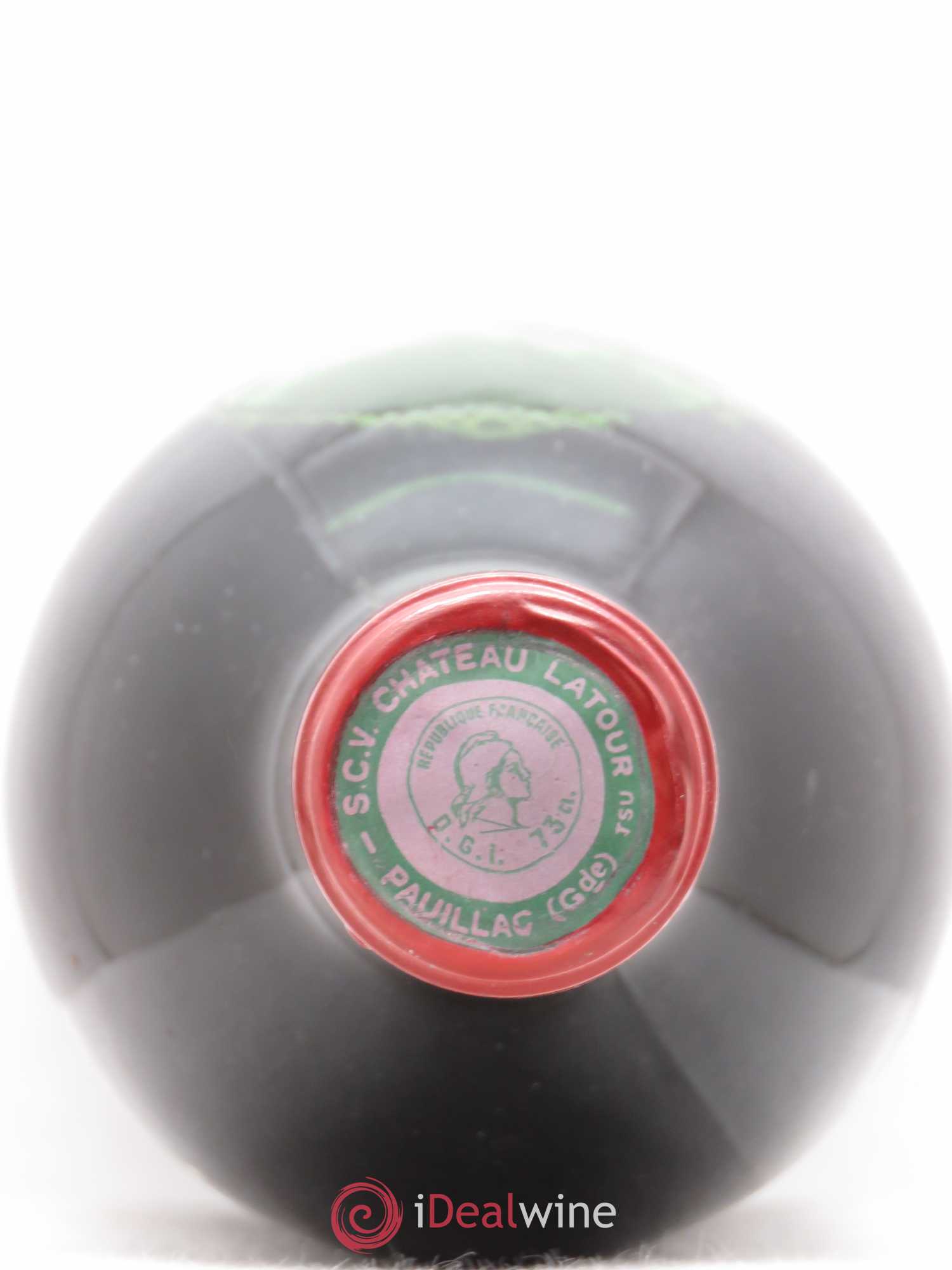 Château Latour 1er Grand Cru Classé 1968 - Lot de 1 bouteille - 1