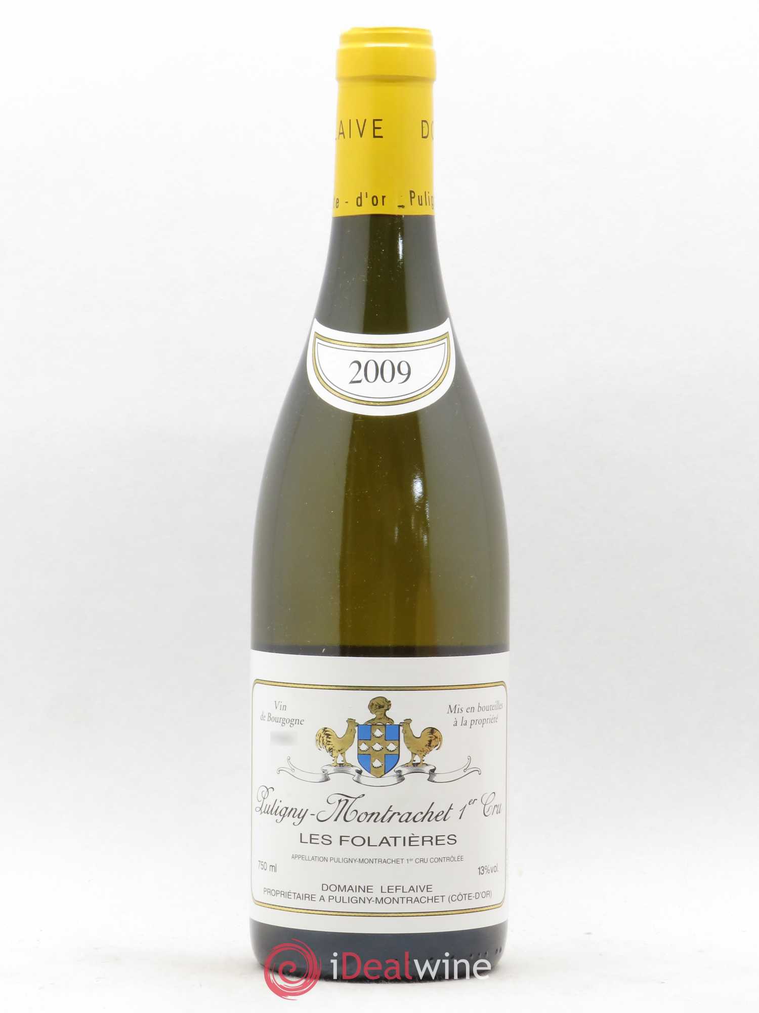 Puligny-Montrachet 1er Cru Les Folatières Leflaive (Domaine) 2009 - Lot de 1 bouteille - 0