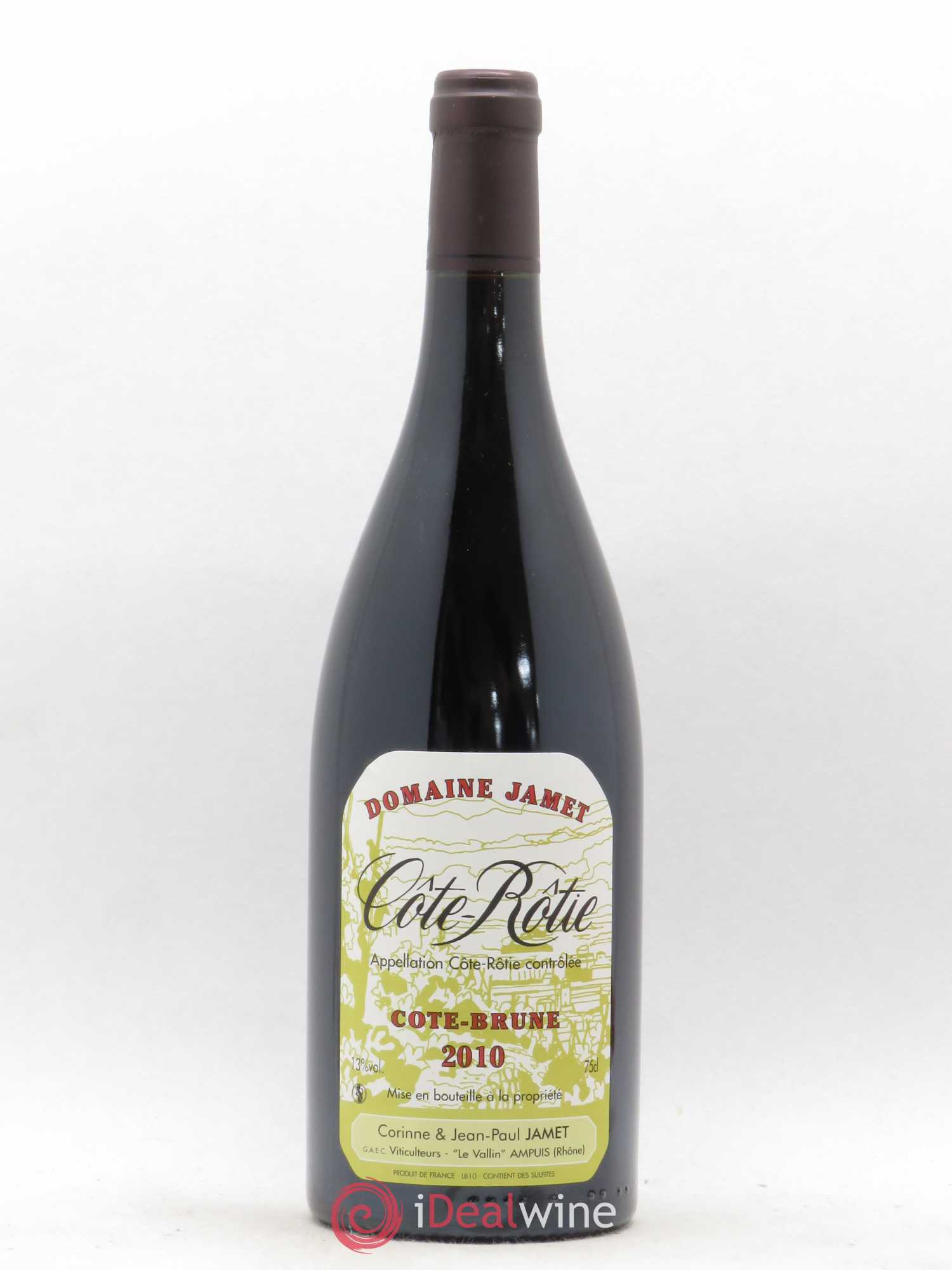 Côte-Rôtie Côte Brune Jamet (Domaine) 2010 - Lot de 1 bouteille - 0