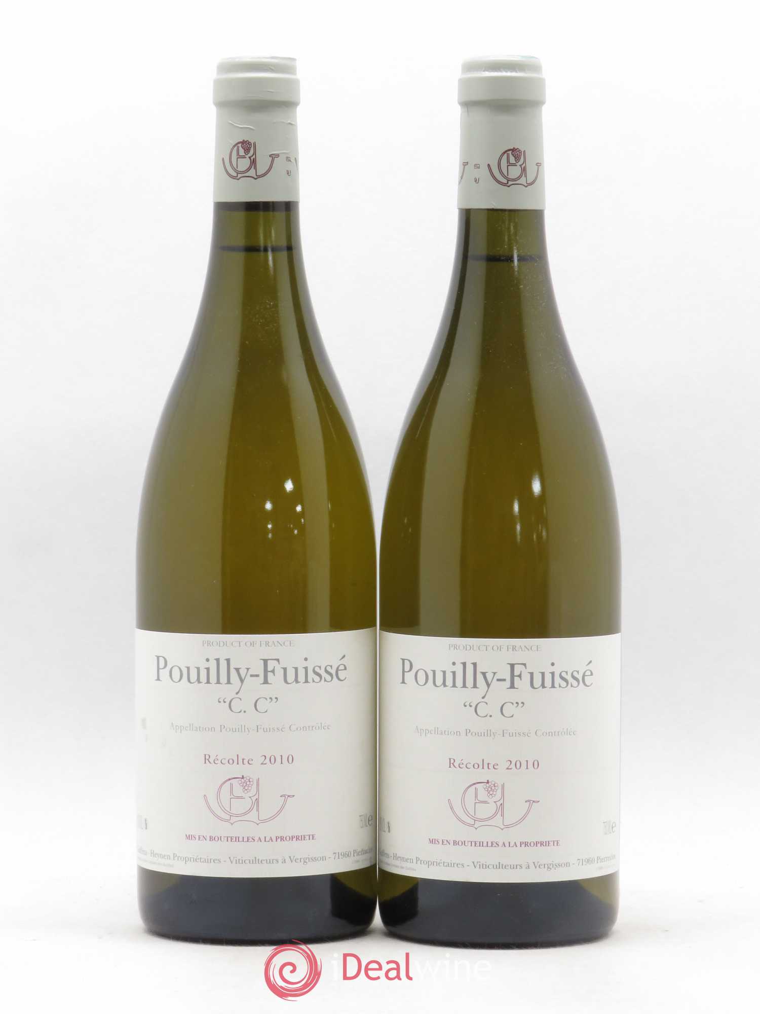 Pouilly-Fuissé C.C. Guffens-Heynen 2010 - Lot de 2 bouteilles - 0
