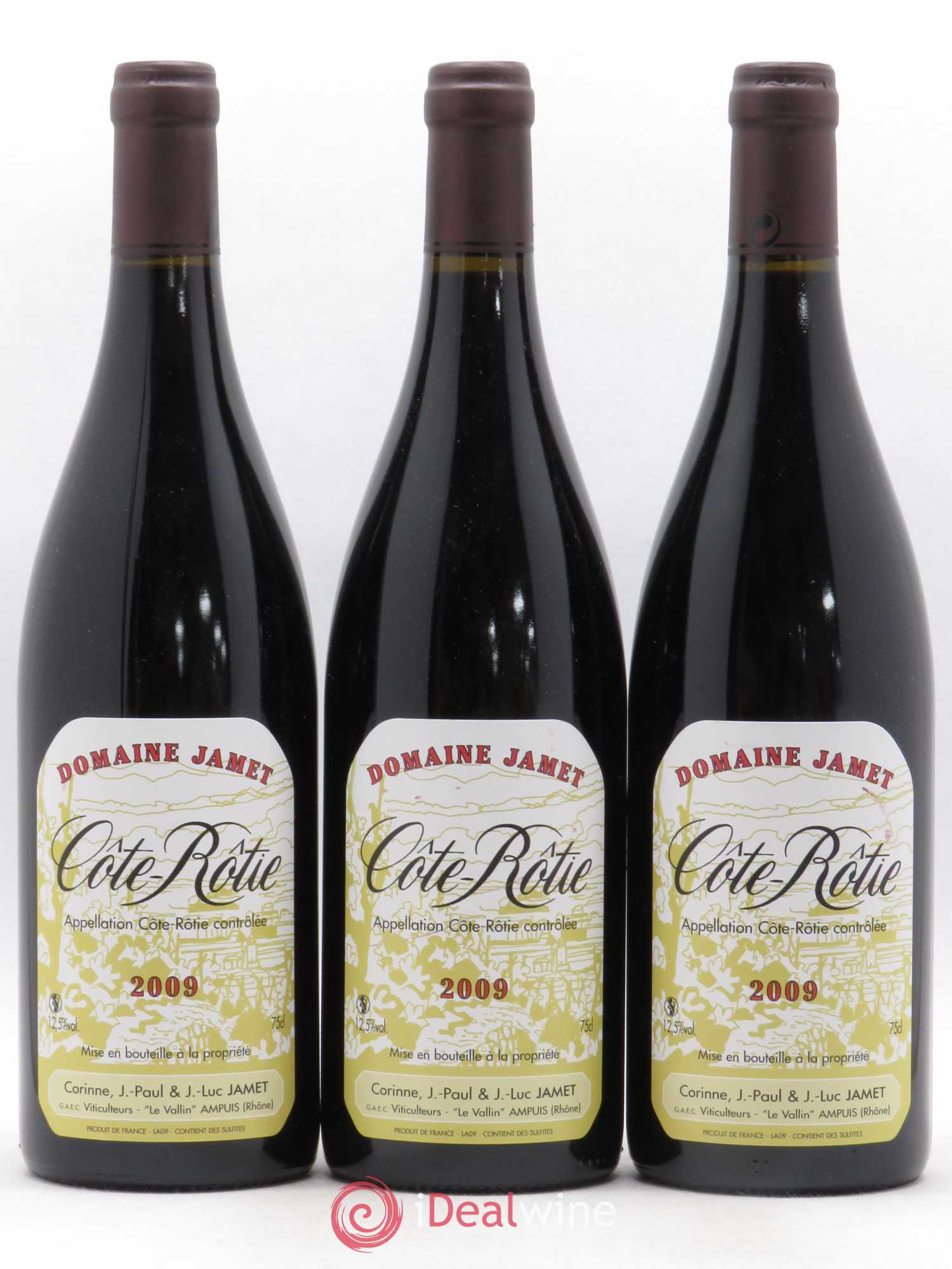 Côte-Rôtie Jamet (Domaine) 2009 - Lot de 3 bouteilles - 0