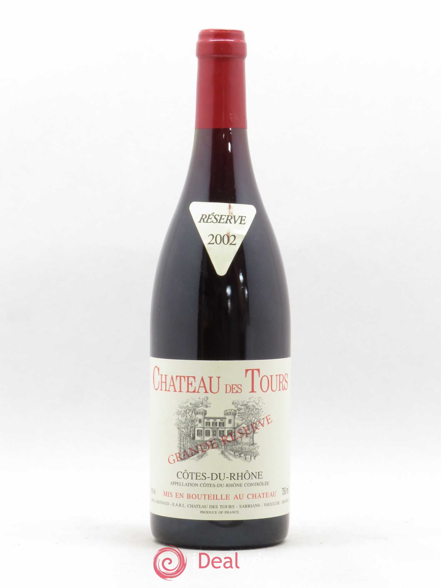 Côtes-du-Rhône Château des Tours Emmanuel Reynaud Grande Réserve 2002 - Lot de 1 bouteille - 0