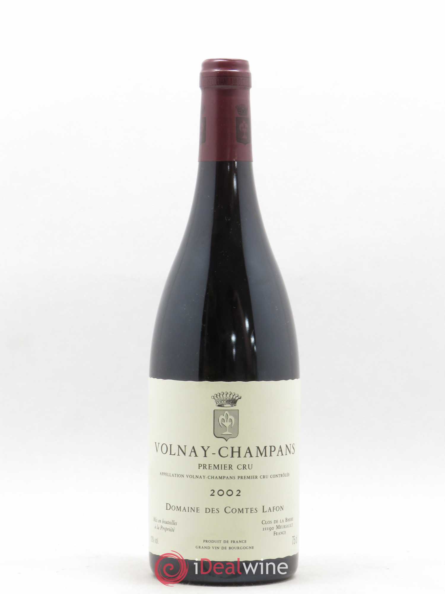 Volnay 1er Cru Champans Comtes Lafon (Domaine des) 2002 - Lot de 1 bouteille - 0