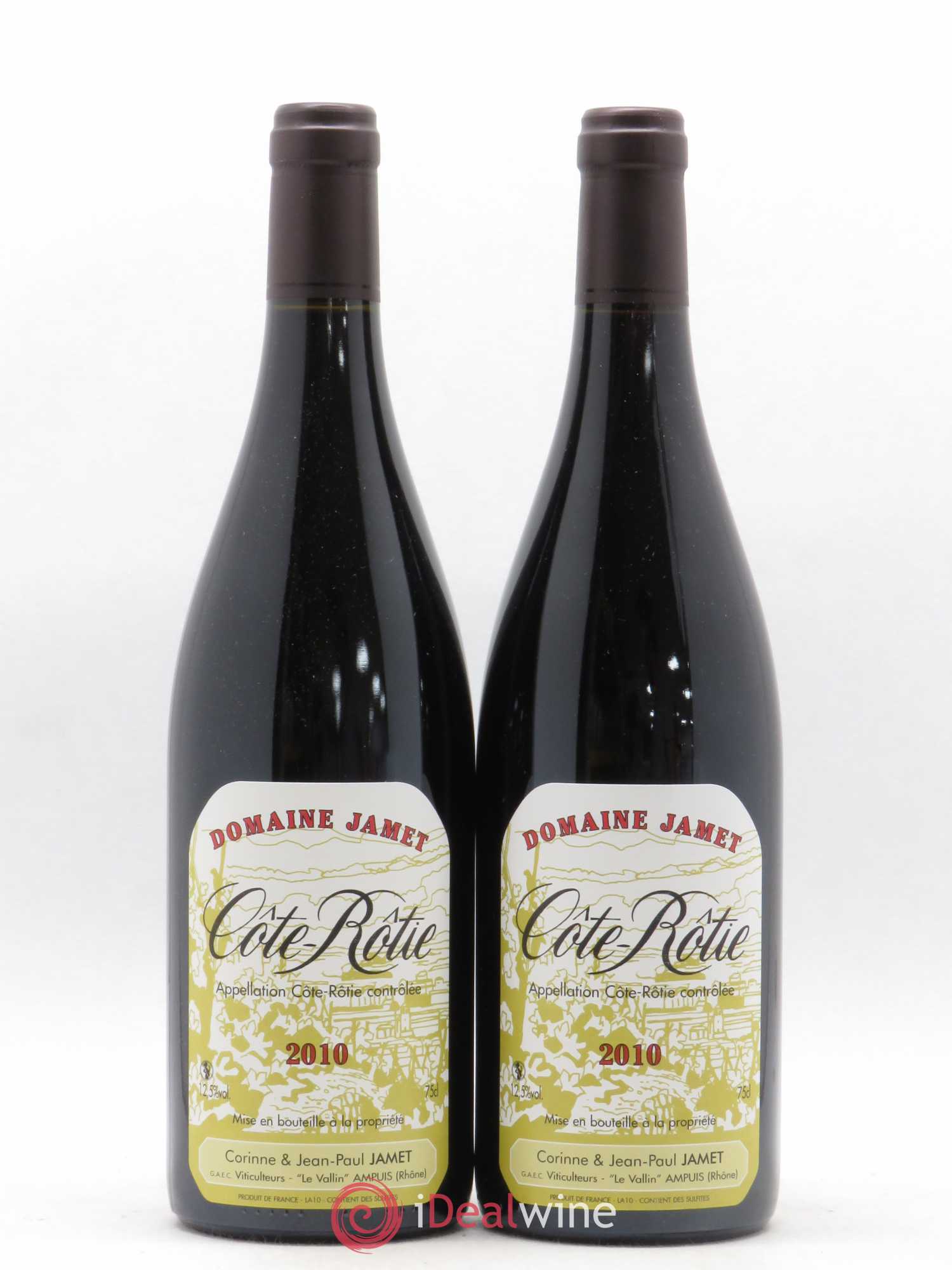 Côte-Rôtie Jamet (Domaine) 2010 - Lot de 2 bouteilles - 0