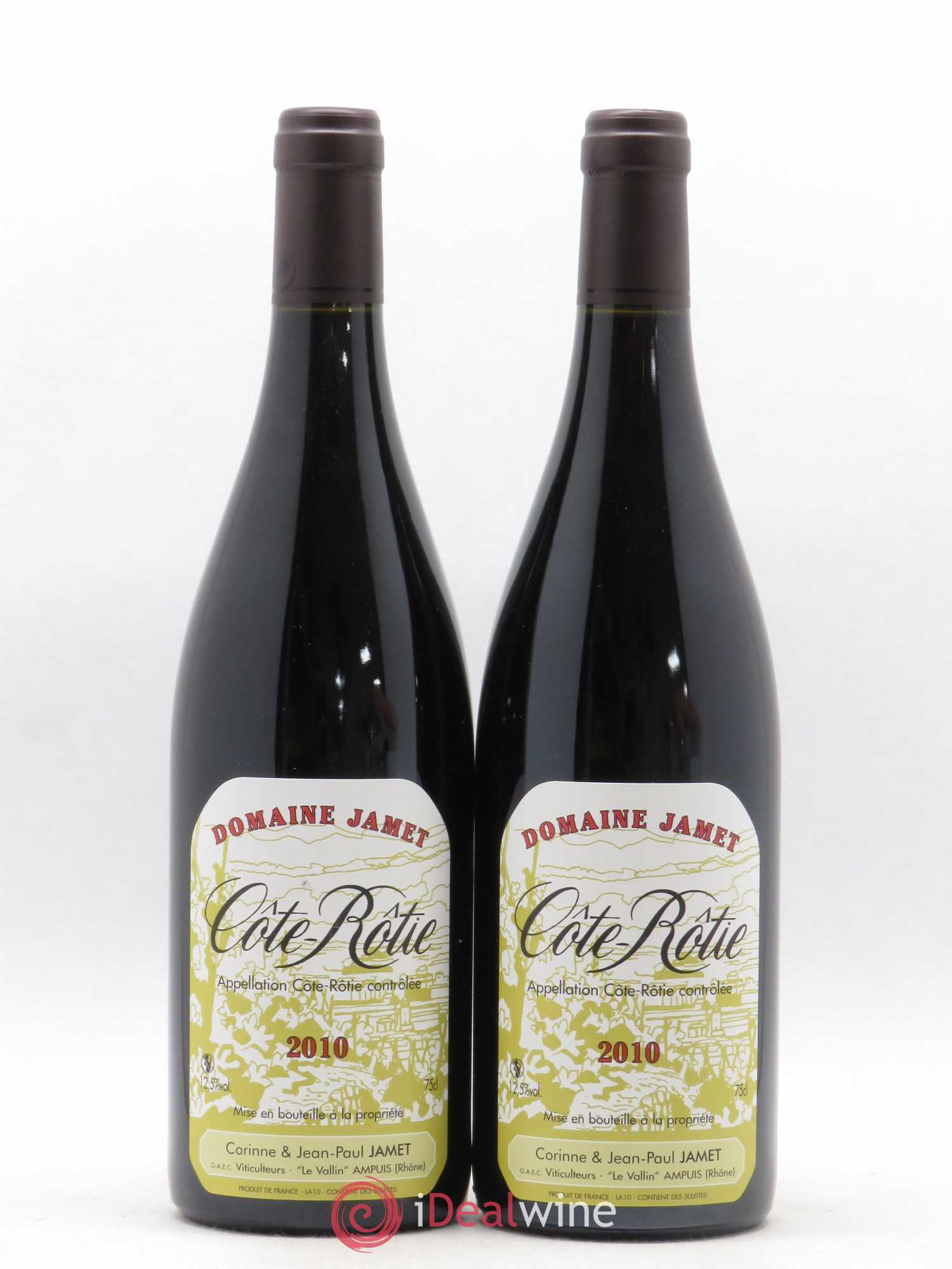 Côte-Rôtie Jamet (Domaine) 2010 - Lot de 2 bouteilles - 0