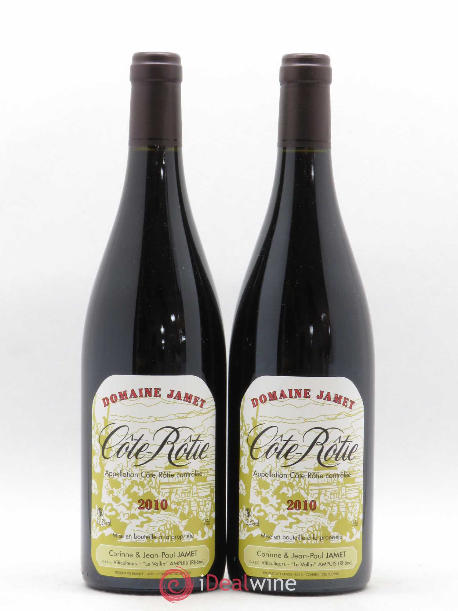 Côte-Rôtie Jamet (Domaine) 2010 - Lot de 2 bouteilles - 0