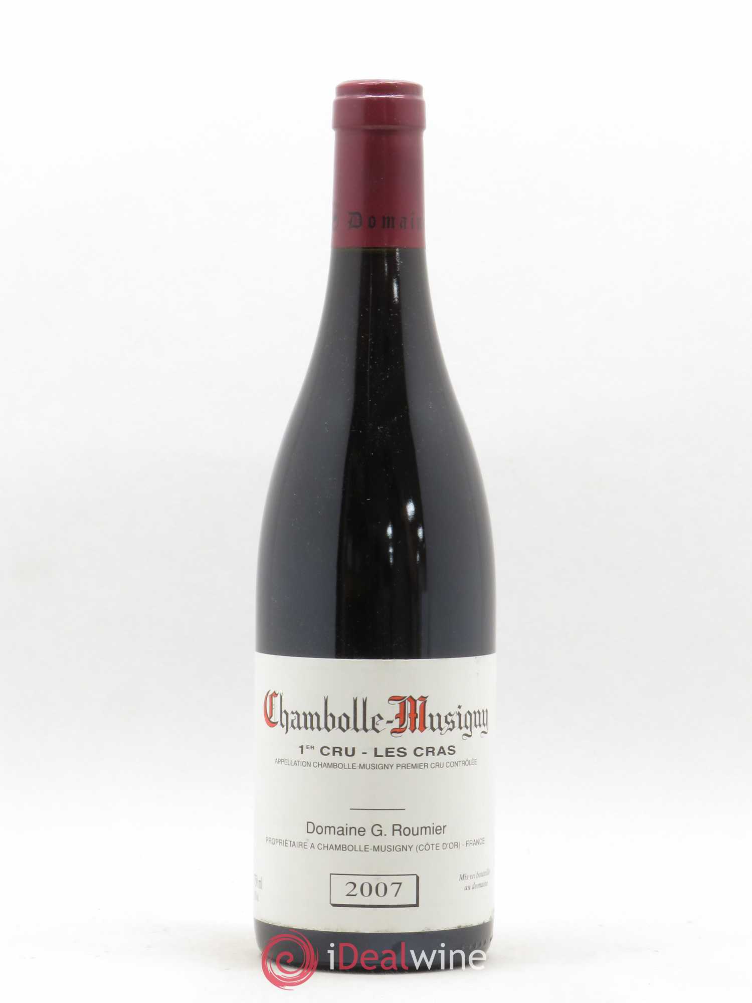 Chambolle-Musigny 1er Cru Les Cras Georges Roumier (Domaine) 2007 - Lot de 1 bouteille - 0