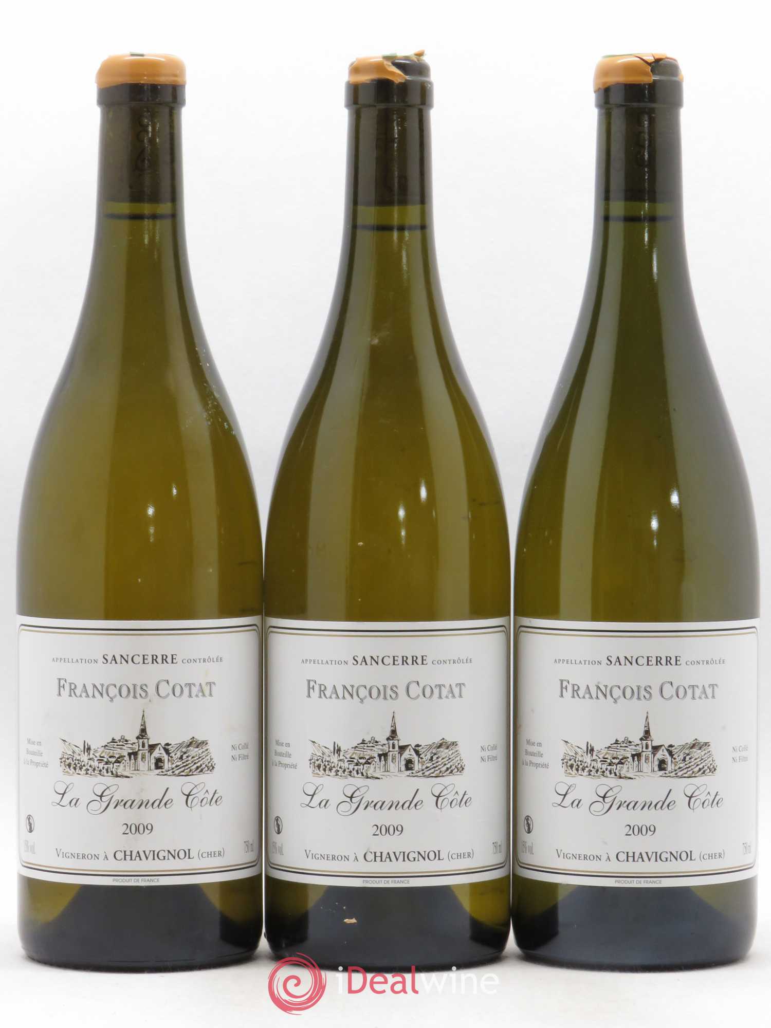 Sancerre La Grande Côte François Cotat 2009 - Lot de 3 bouteilles - 0