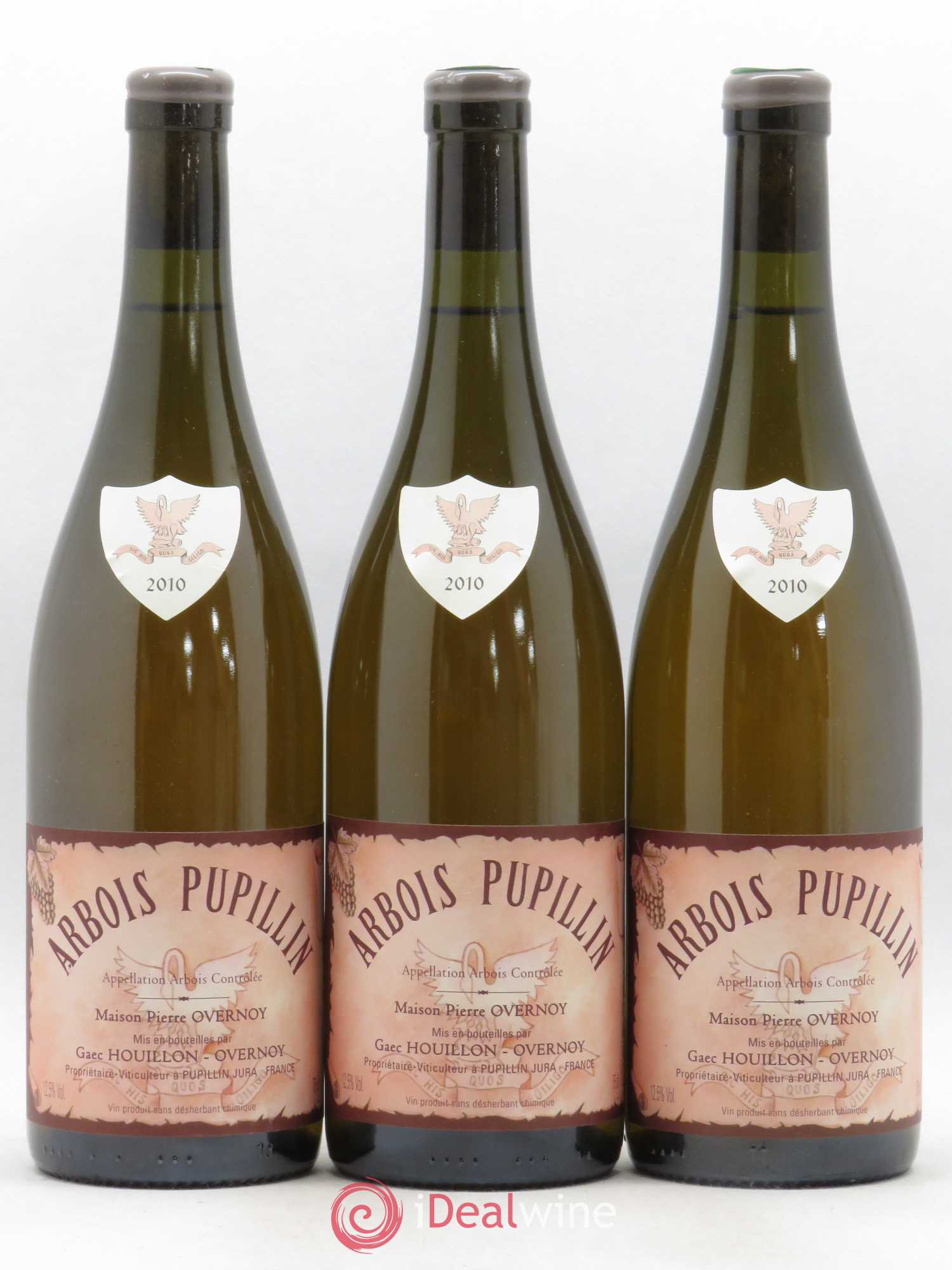 Arbois-Pupillin Chardonnay de macération (cire grise) Overnoy-Houillon (Domaine) 2010 - Lot de 3 bouteilles - 0