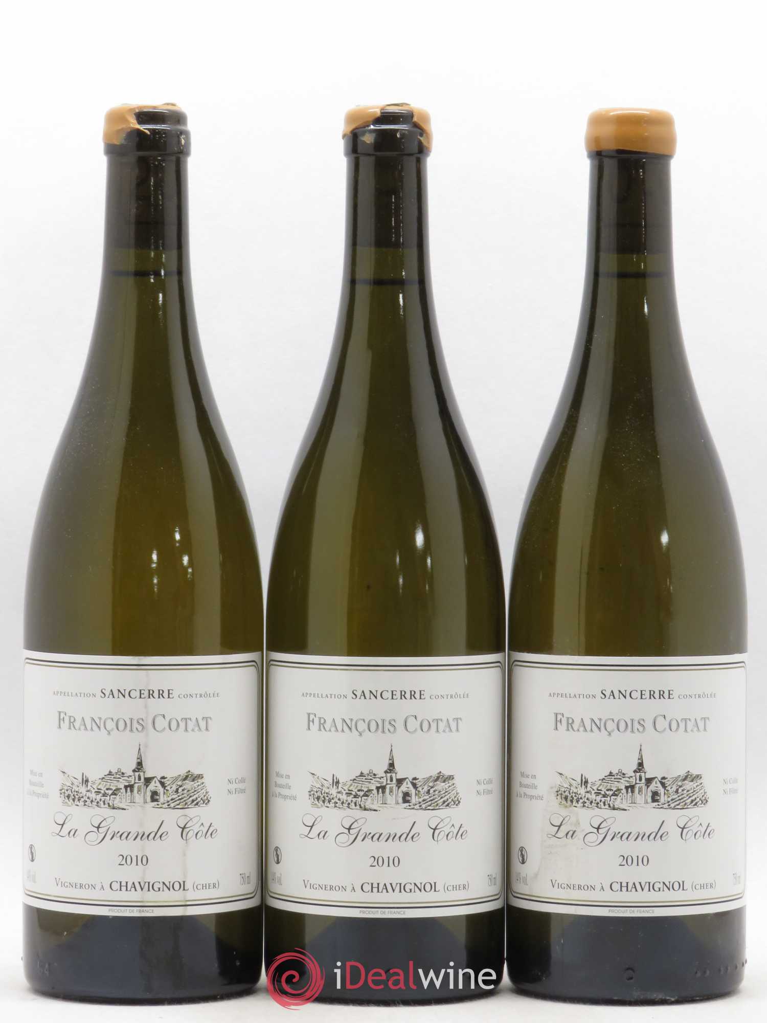 Sancerre La Grande Côte François Cotat 2010 - Lot de 3 bouteilles - 0