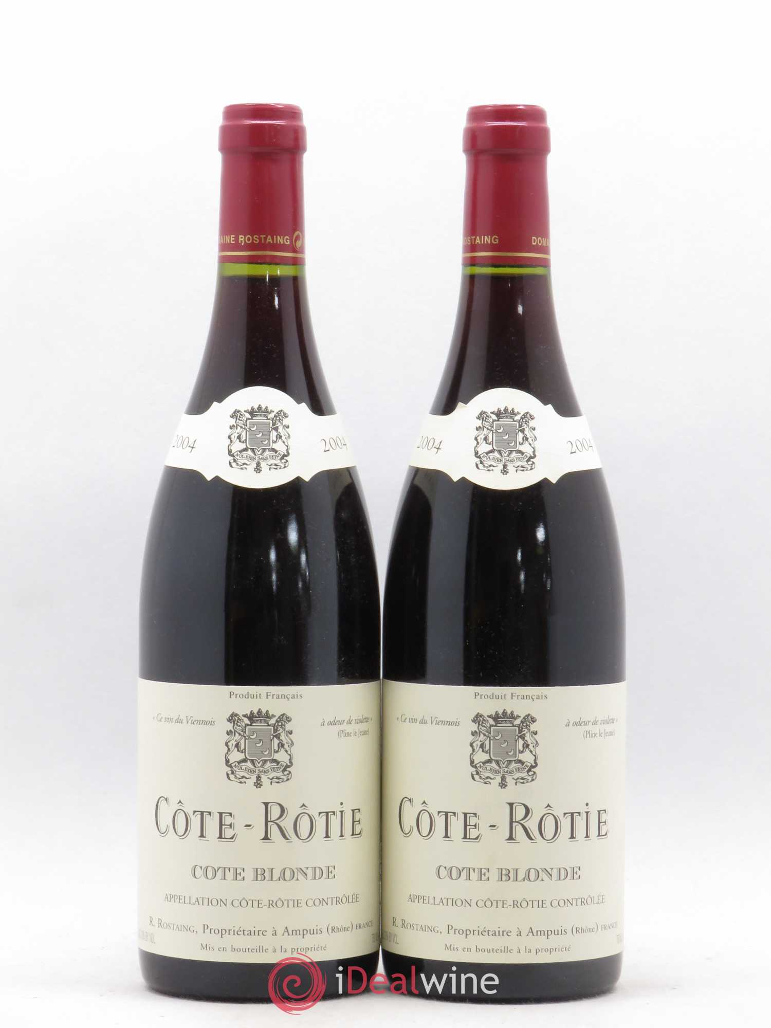 Côte-Rôtie Côte Blonde René Rostaing 2004 - Posten von 2 Flaschen - 0