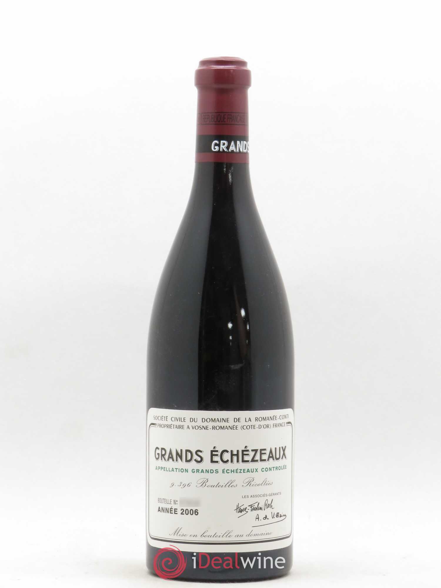 Grands-Echezeaux Grand Cru Domaine de la Romanée-Conti 2006 - Lot de 1 bouteille - 0
