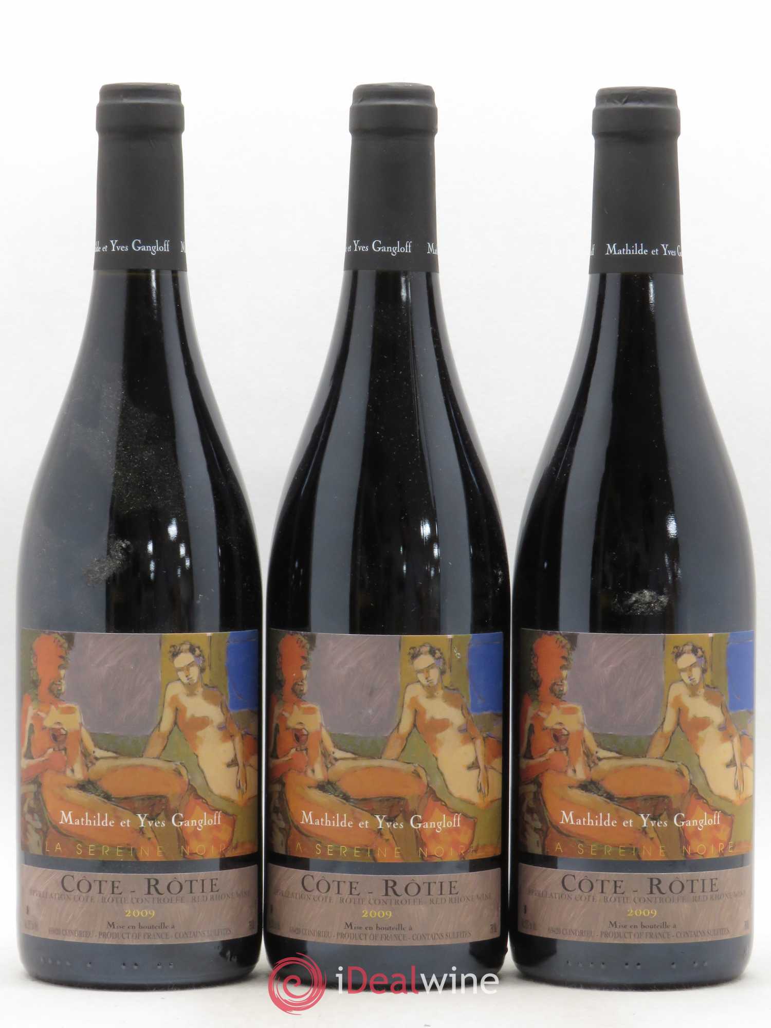 Côte-Rôtie La Sereine Noire Gangloff (Domaine) 2009 - Lot de 3 bouteilles - 0
