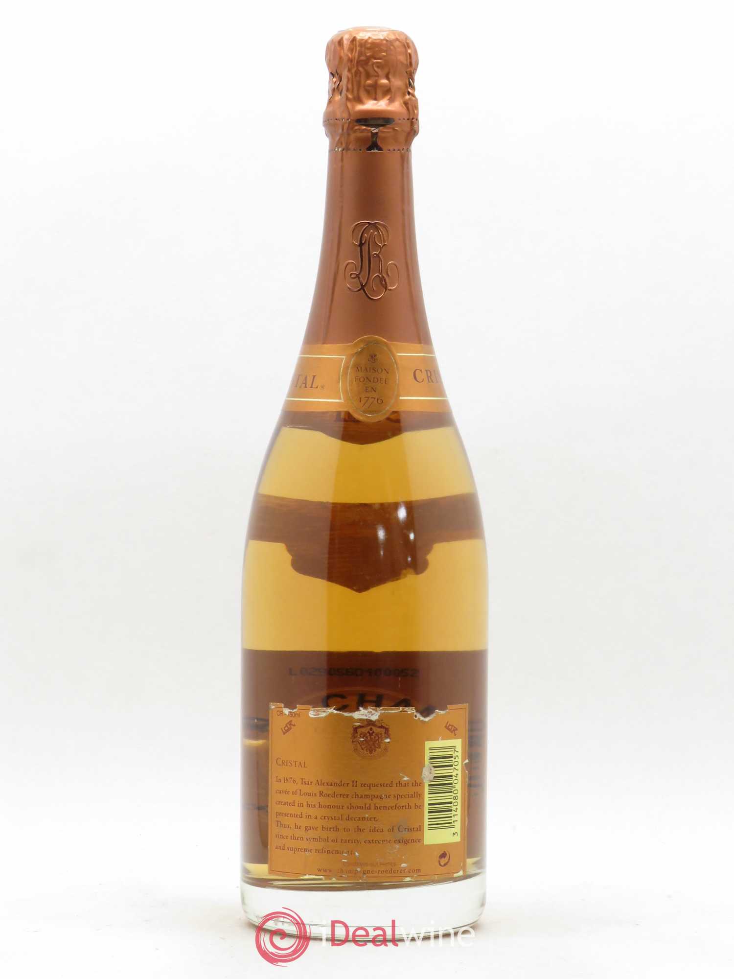 Cristal Louis Roederer 1999 - Lot de 1 bouteille - 1