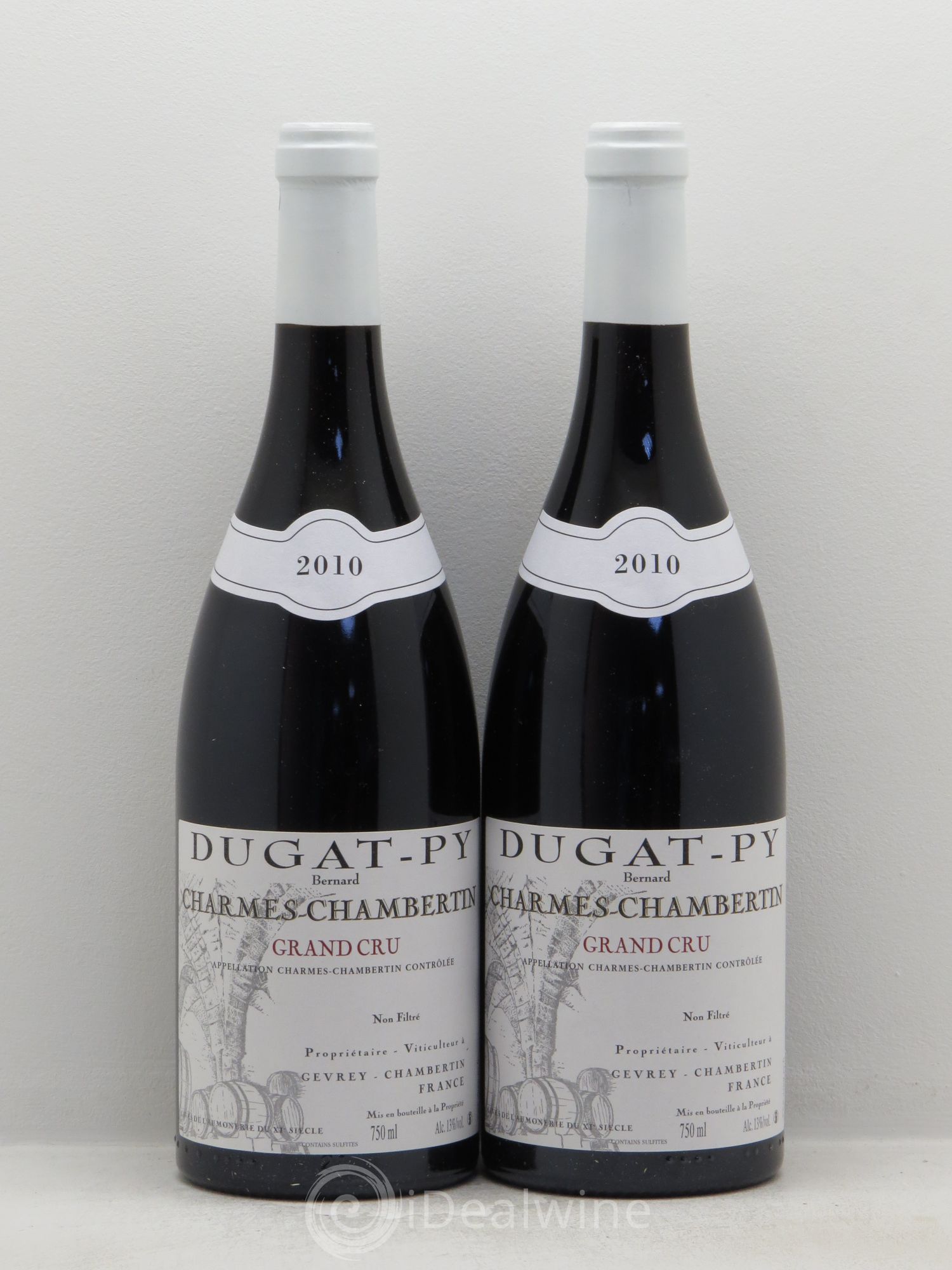 Charmes-Chambertin Grand Cru Dugat-Py 2010 - Lot de 2 bouteilles - 0