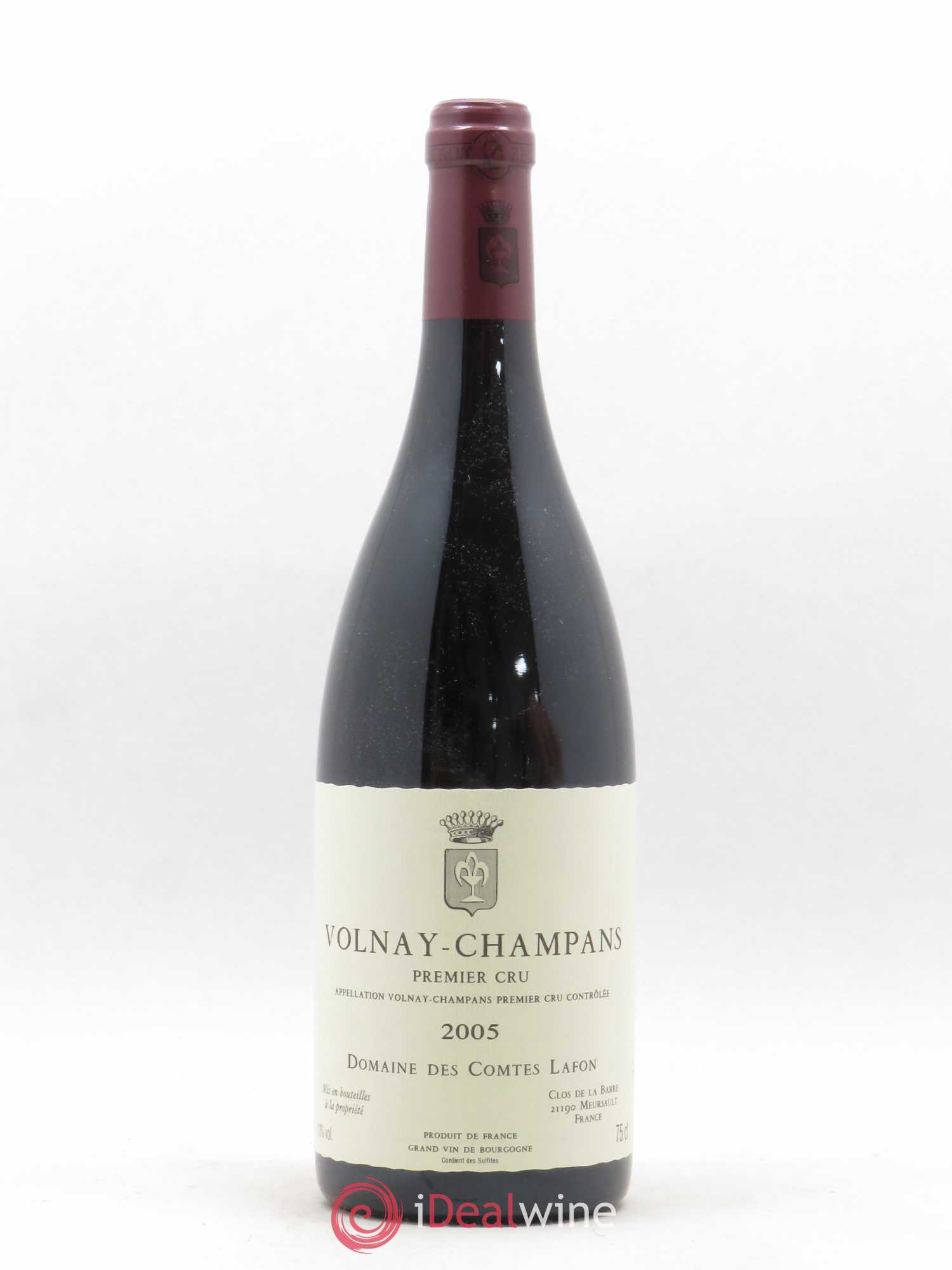 Volnay 1er Cru Champans Comtes Lafon (Domaine des) 2005 - Lot de 1 bouteille - 0